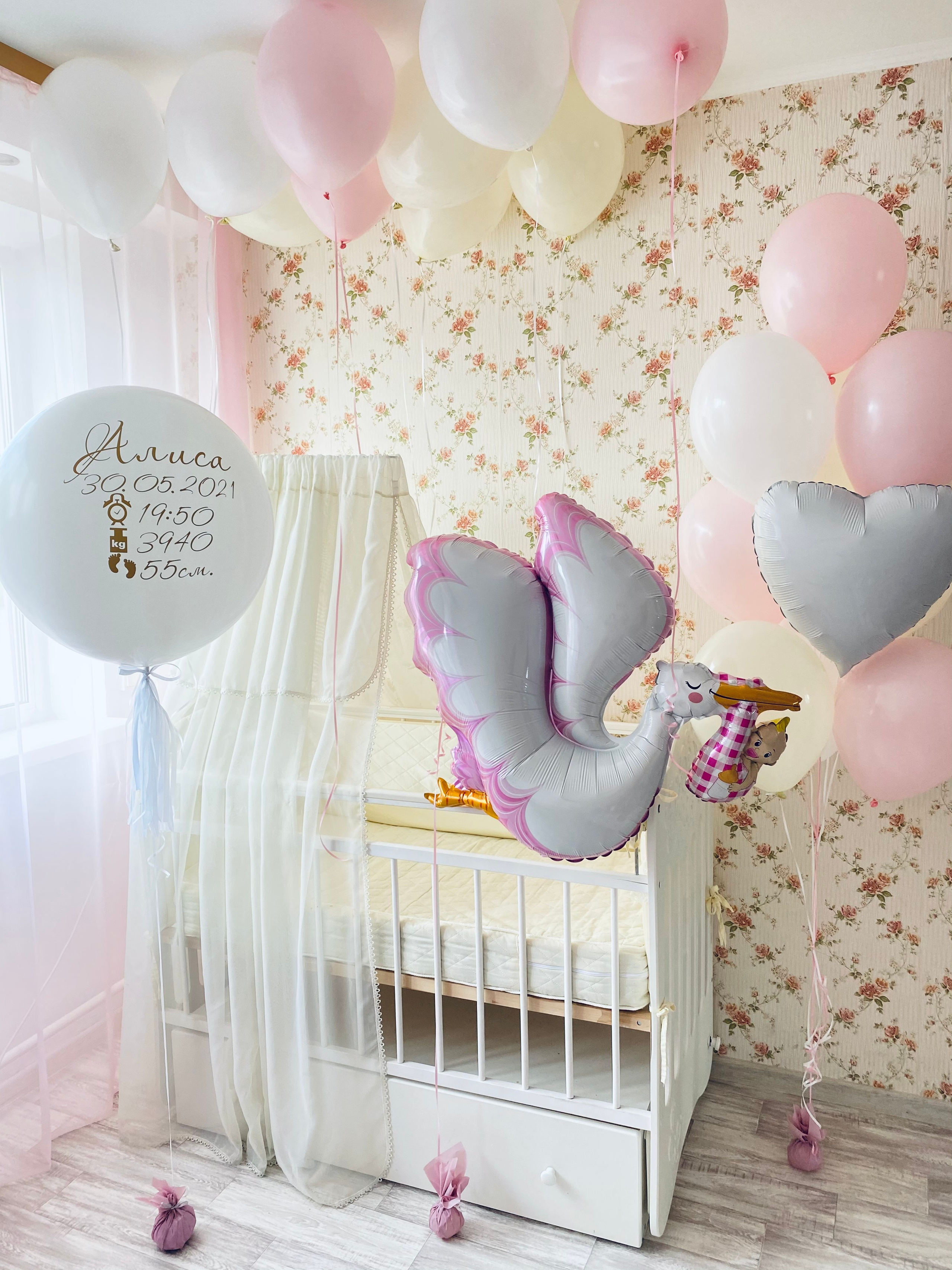 оформление воздушными шарами