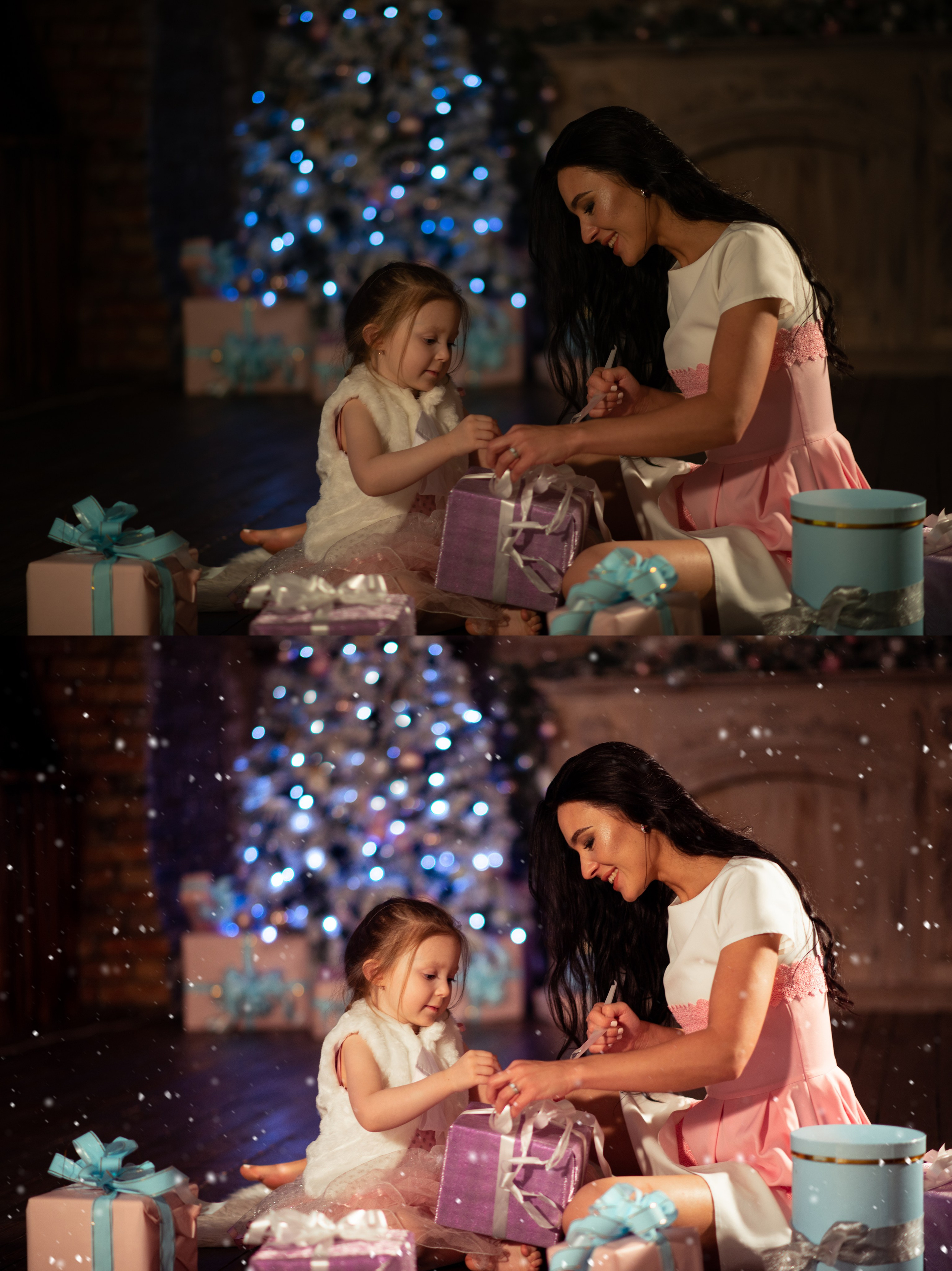 ВИДЕОУРОК ПО ЗИМНЕЙ И НОВОГОДНЕЙ ОБРАБОТКЕ