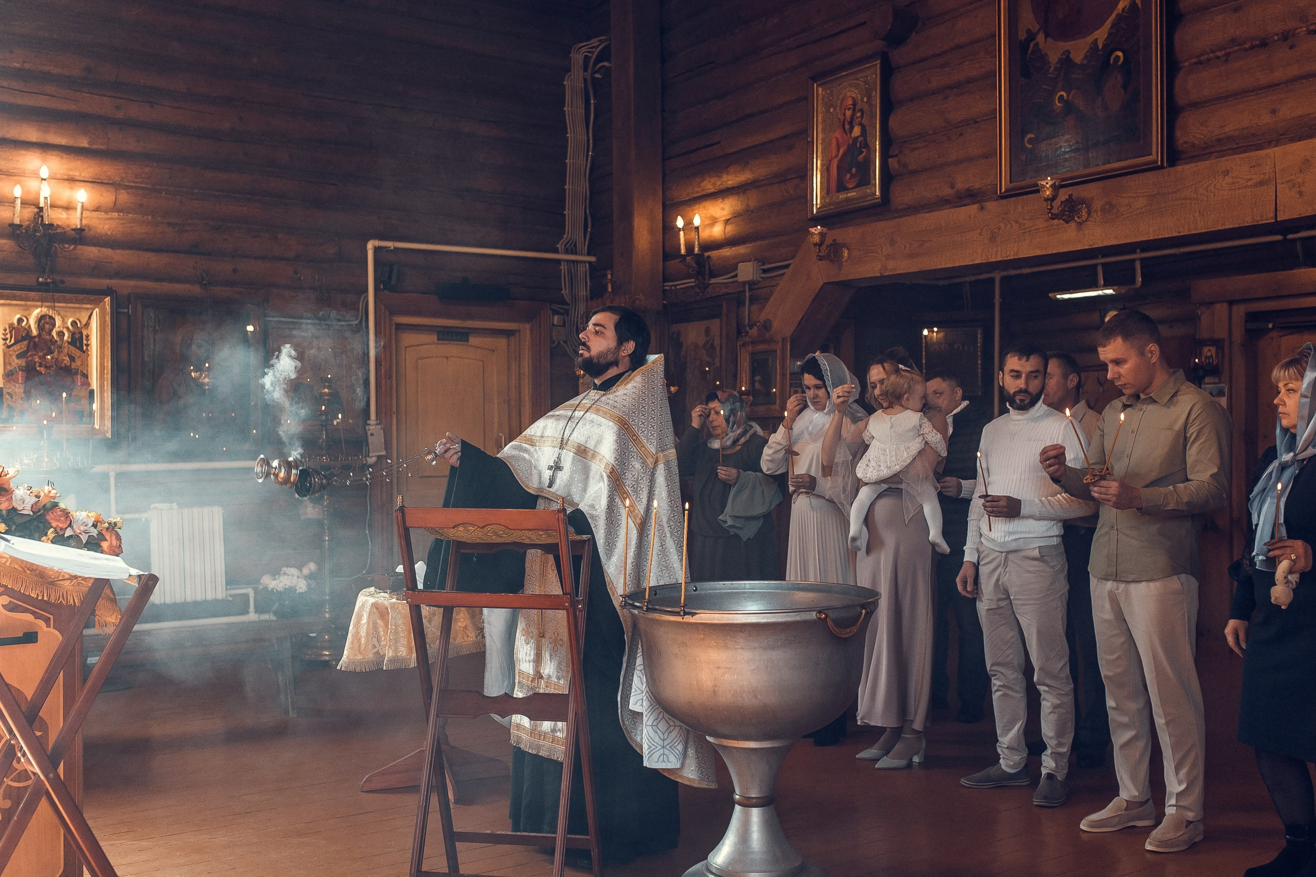 Таинство Крещения. Семейный LIFESTYLE фотограф в Москве