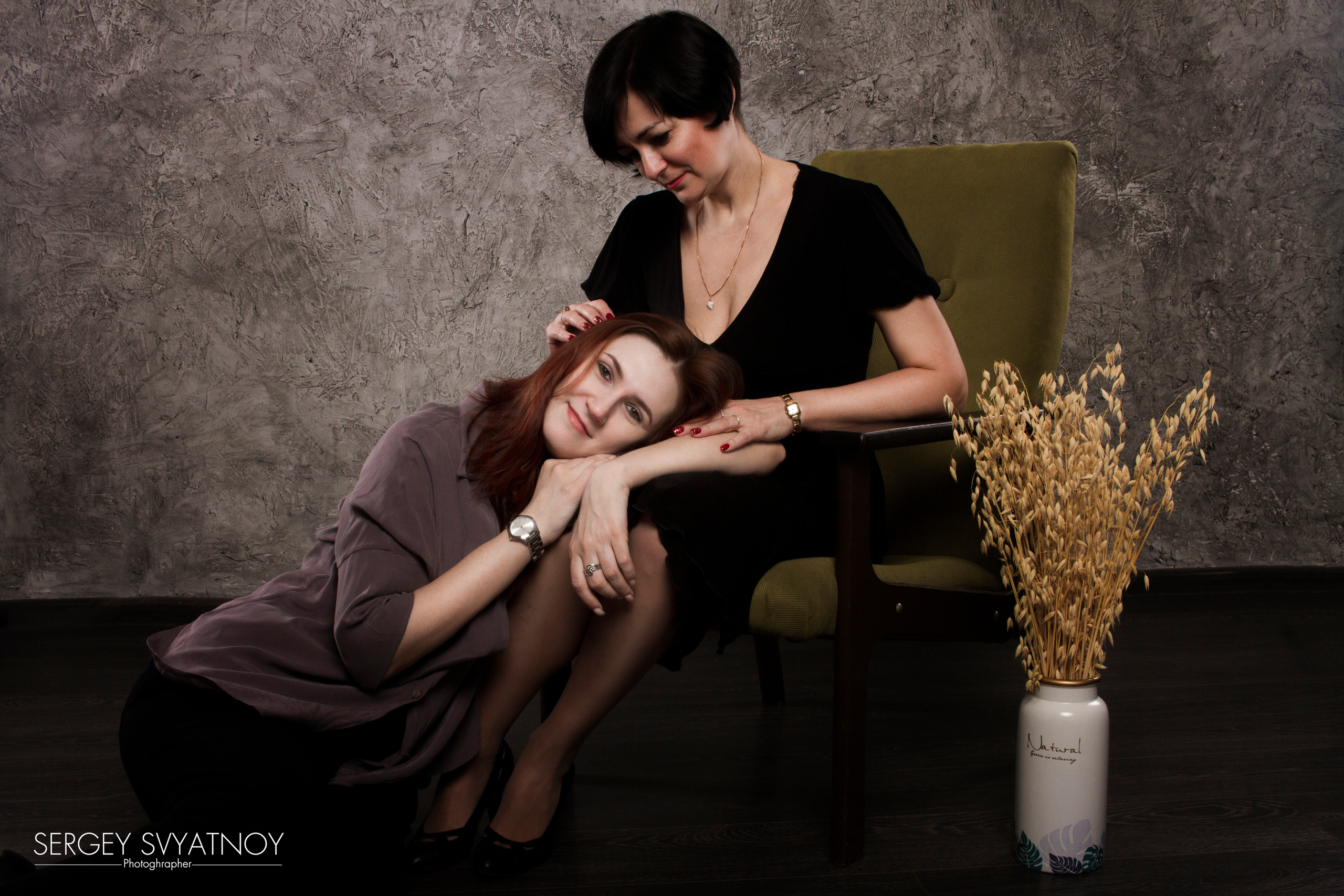 Фотосессия Алены и ее мамы. Портретный и свадебный фотограф в Москве Сергей Святной