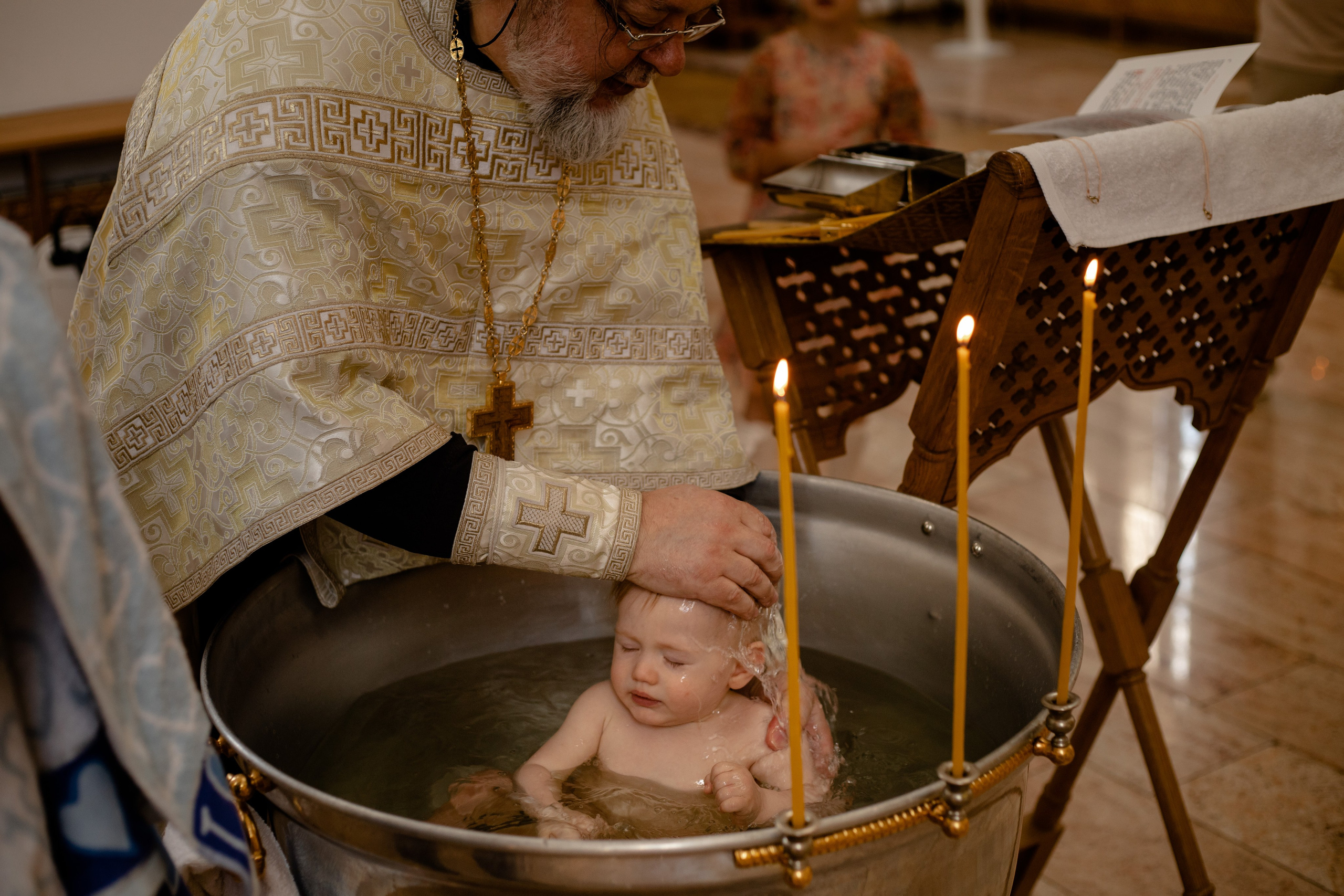 Святое Таинство крещения Романа. Семейный фотограф в Саратове Элоиза Ляпина