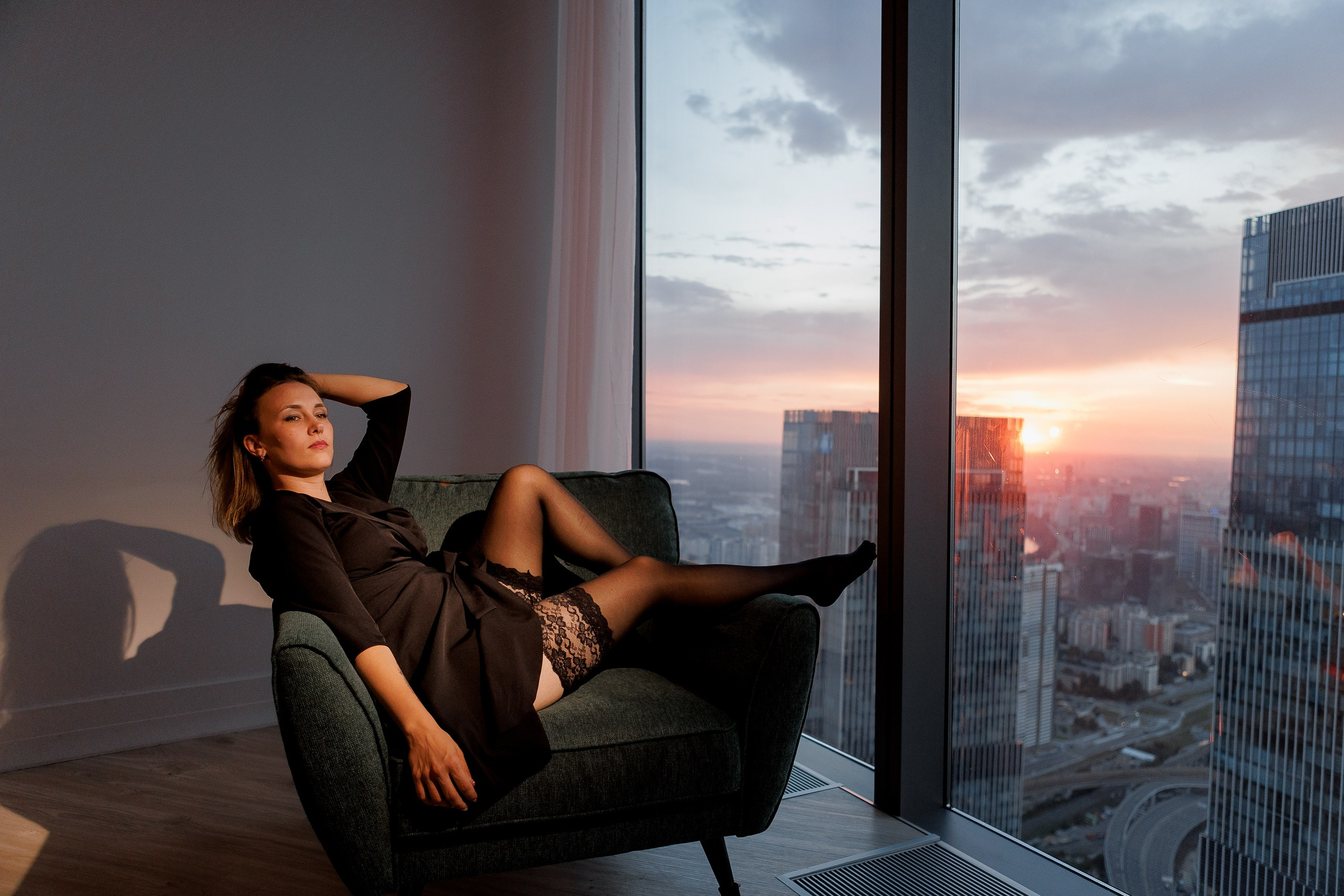 Настя девичник Сити. Свадебный фотограф в Москве