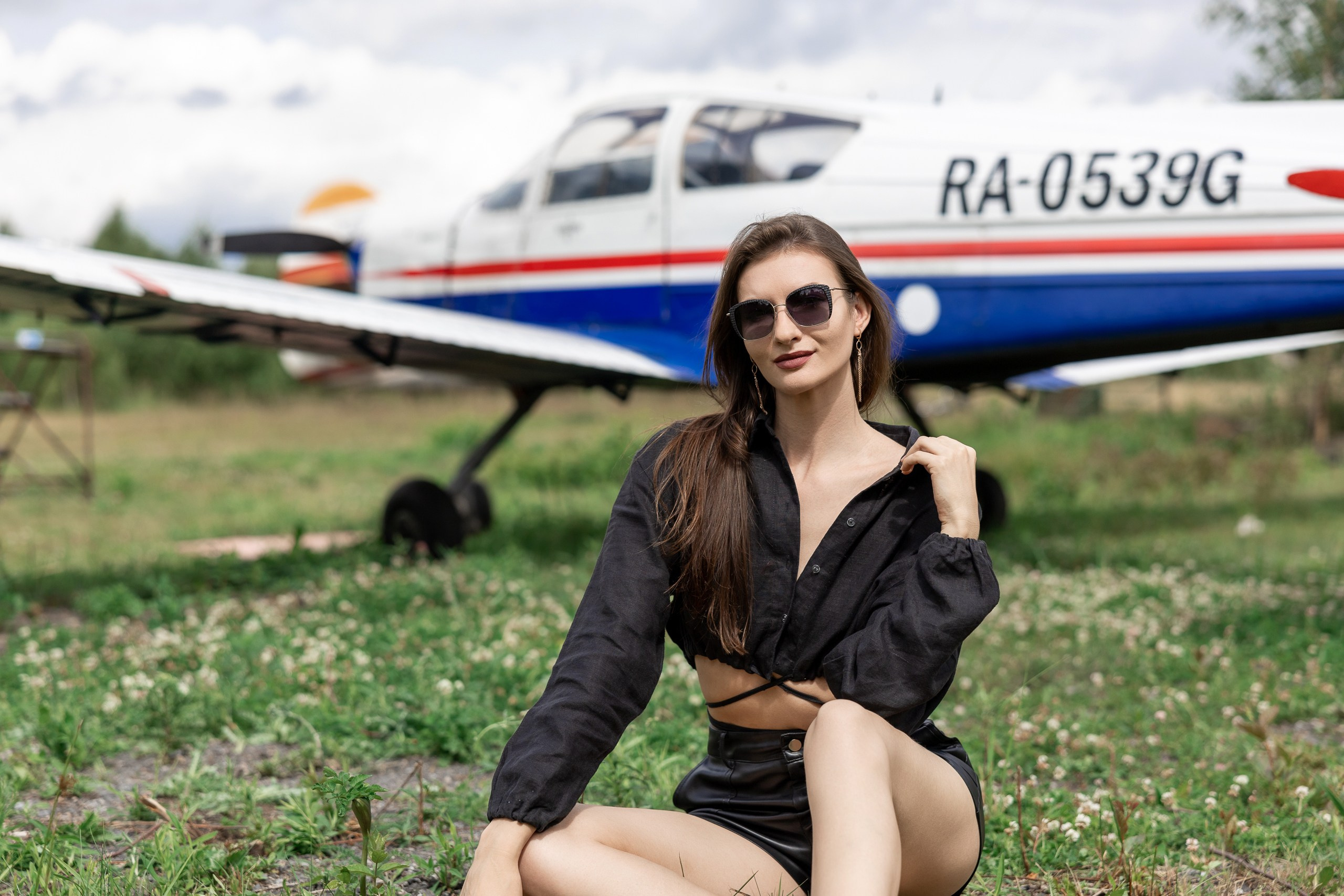 Фотосессия на аэродроме с самолетами Ан-2 и Дельфин-3. Фотограф в Санкт-Петербурге — Сергей Петров