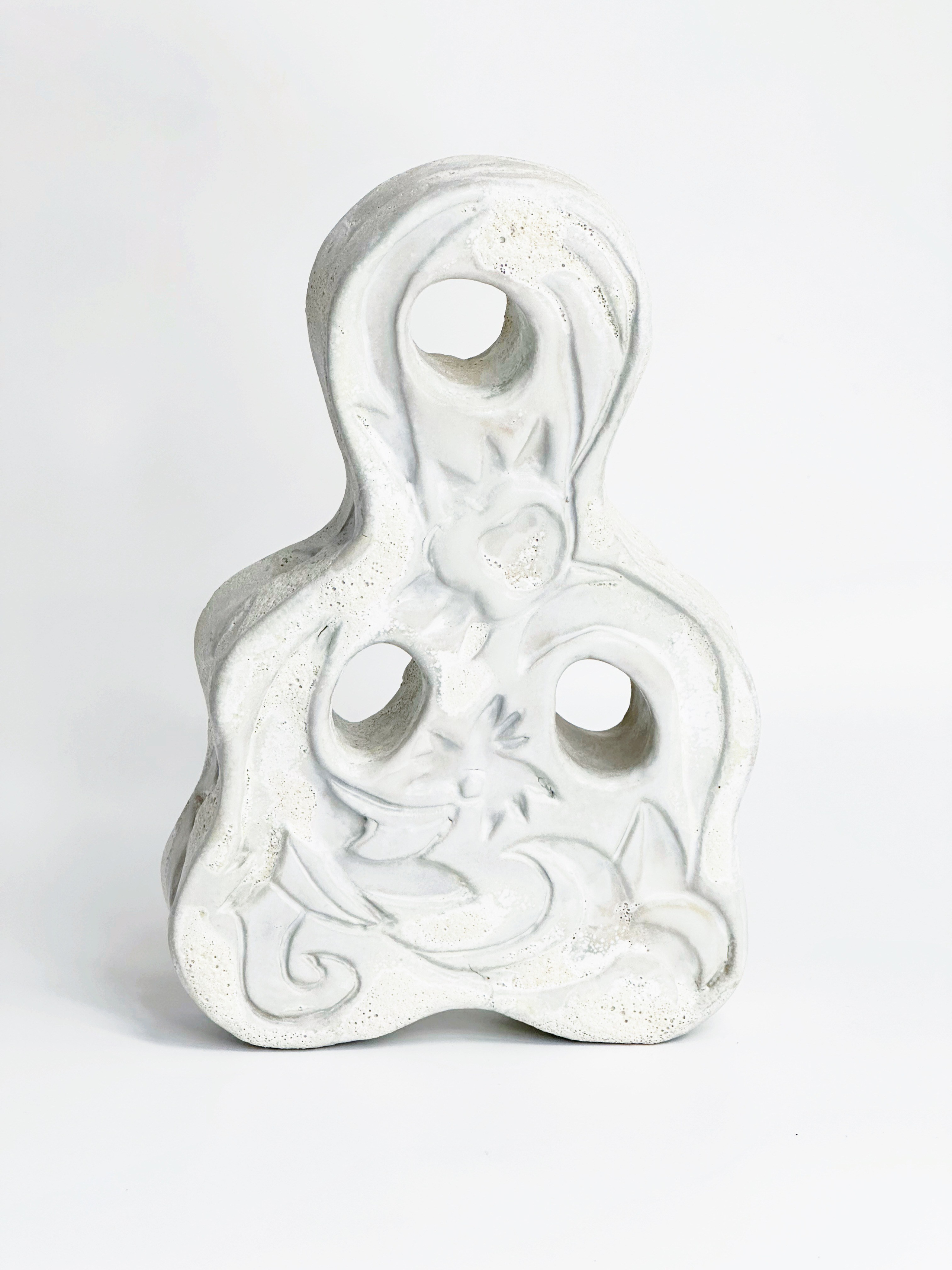 Странник, 2023, керамика, глазури, 25х5х16 см