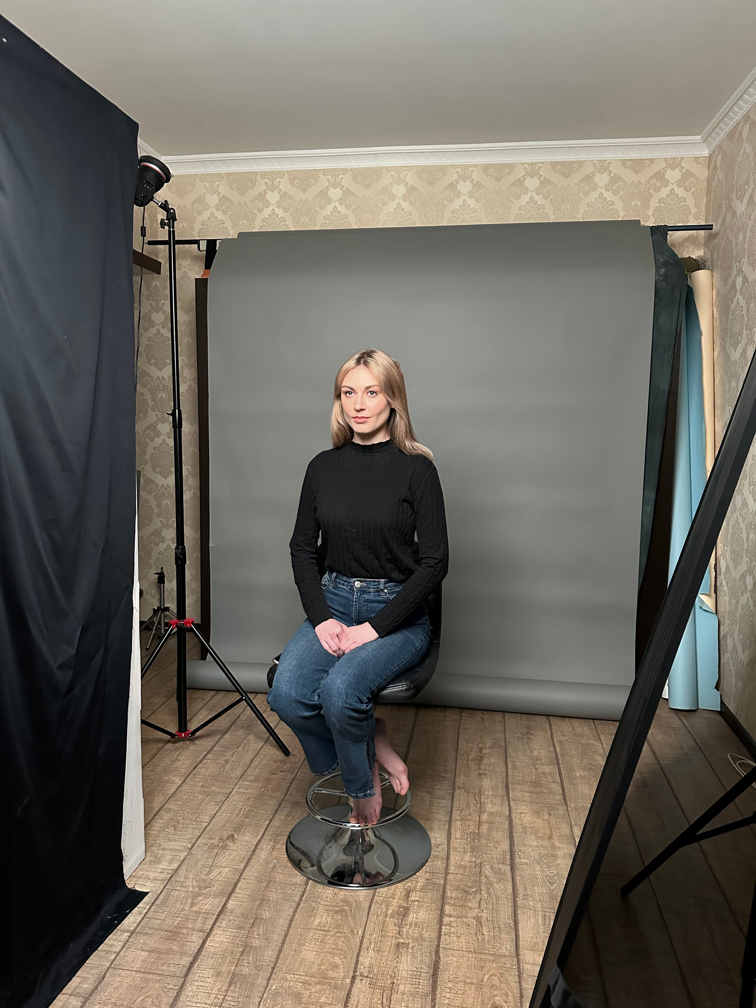 Актерская съемка Валерии. Портретная съемка в Москве, студийный фотограф Игорь Фомин