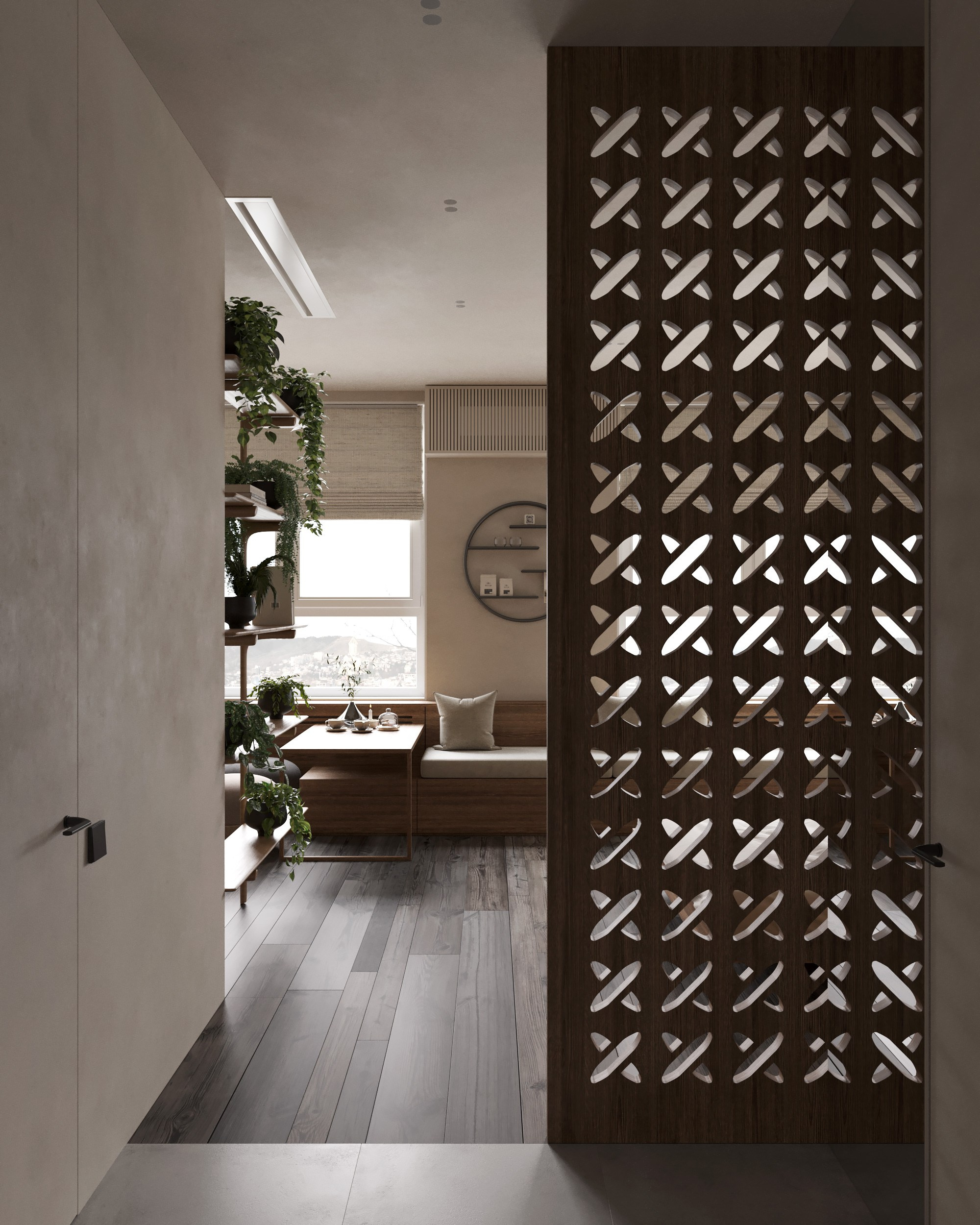 Woody Nature. Дизайн интерьера | 3D визуализация | Миланская Марина