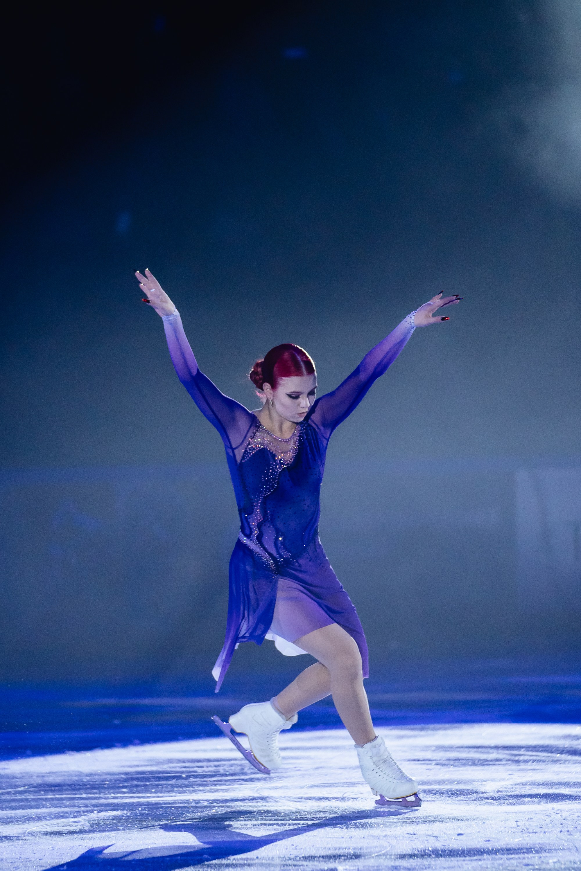 Шоу «Чемпионы на льду» в Новосибирске. Воробьева Ксения — Спортивный и танцевальный фотограф Новосибирск