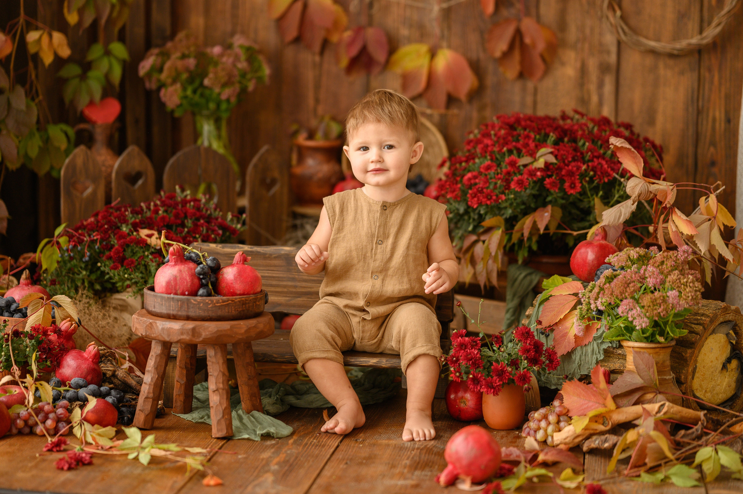 Коля и гранаты-виноград. Детский и семейный фотограф Ирина Гладких
