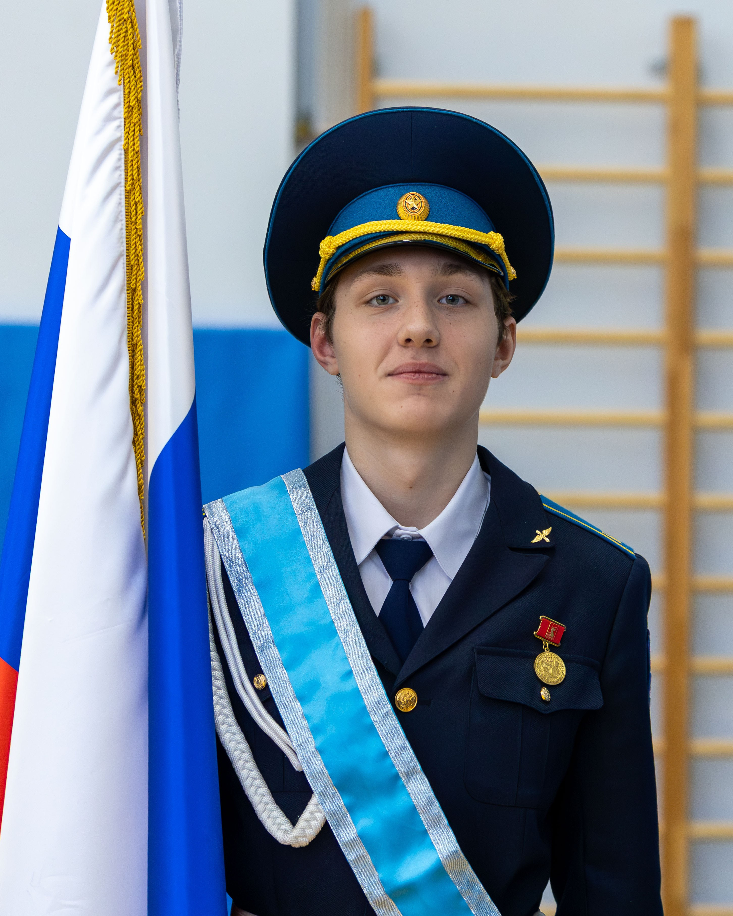 портрет кадета гимназии №7 Подольск посвящение в кадеты