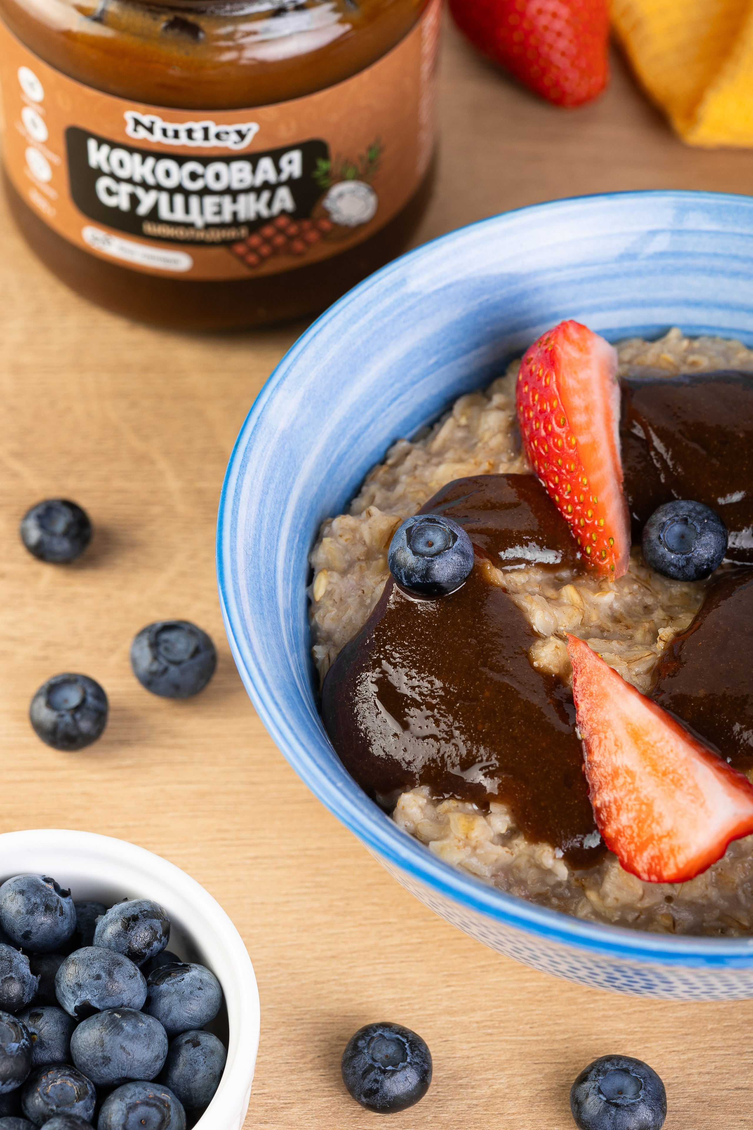 Съемка кокосовой сгущенки бренда WELLFOODS для маркетплейс. Предметный и фуд-фотограф Лариса Андреева г. Набережные Челны