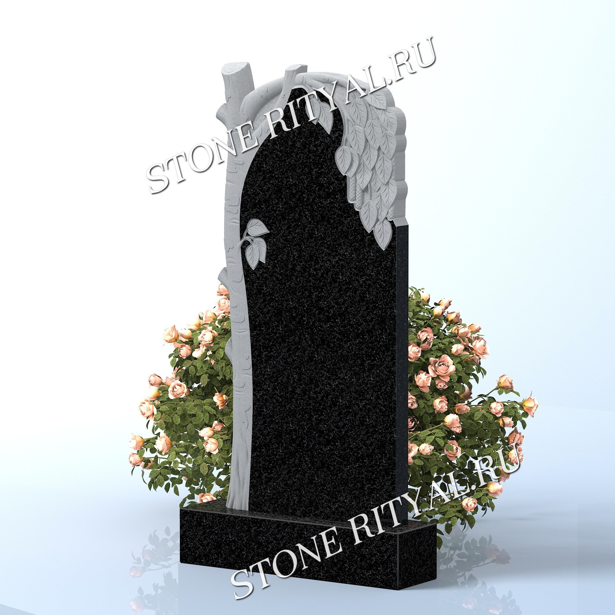 Вертикальные памятники фигурные. Изготовление и установка памятников в Москве и МО