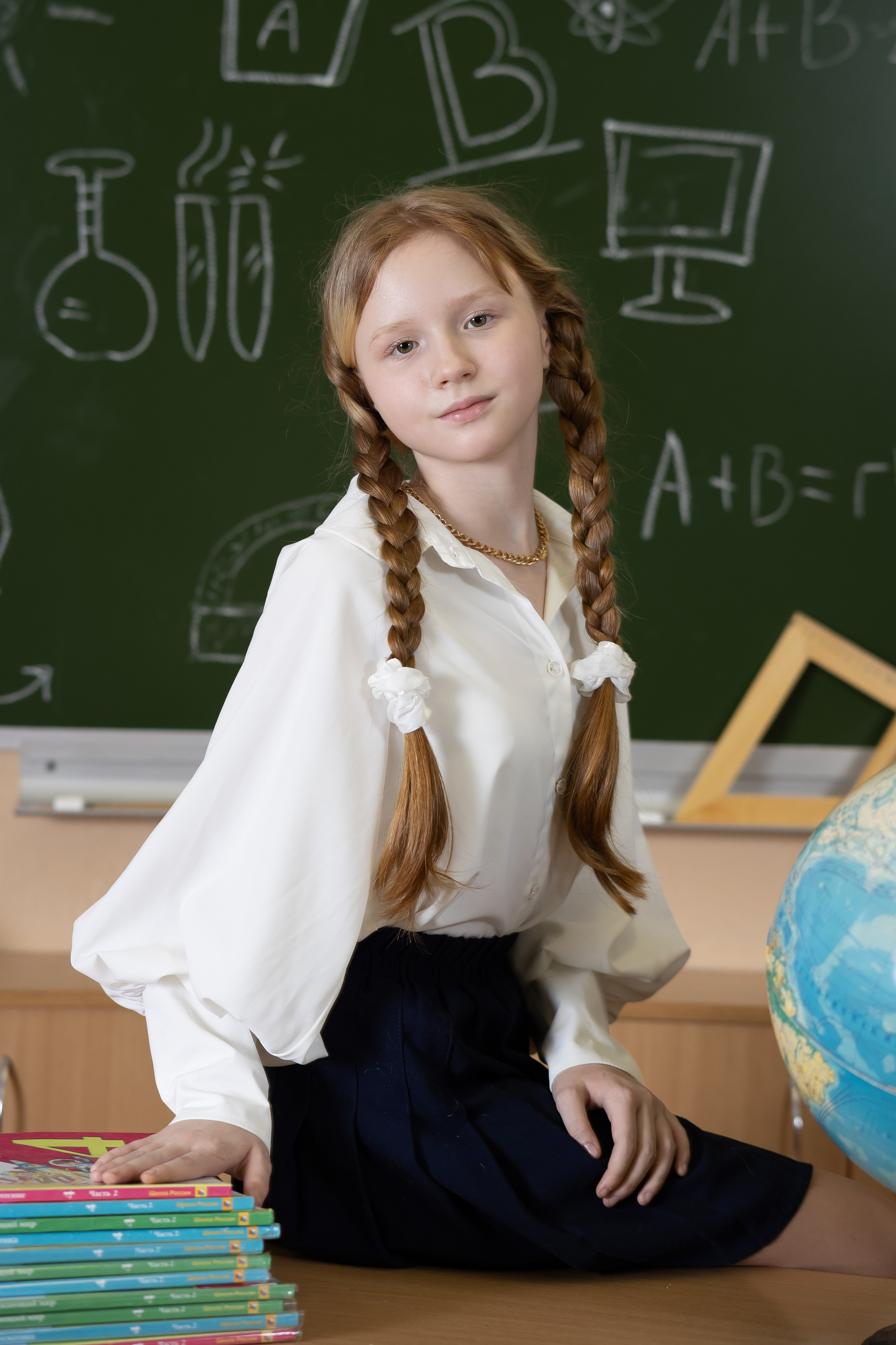 Выпускной альбом для начальной школы. Семейный, школьный фотограф в Нижнем Новгороде Елена Сентюрева