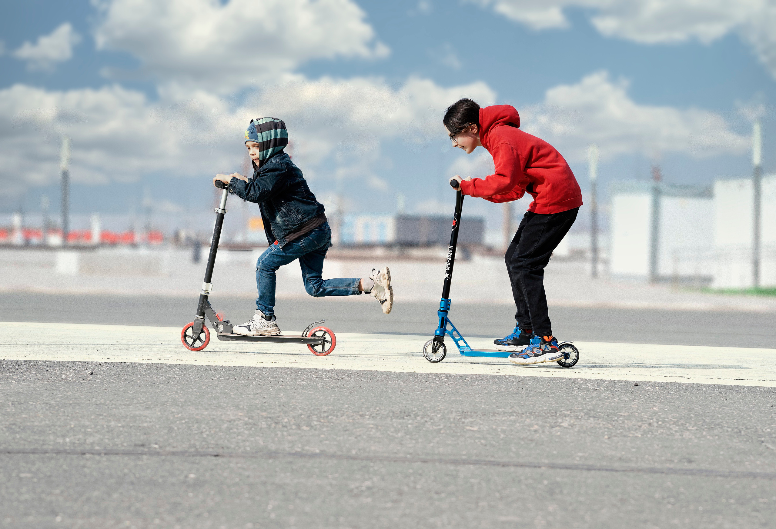 В выходные на самокатах. Семейный, Детский, Контент фотограф в Самаре Renatto (Ренат Алимбиков)