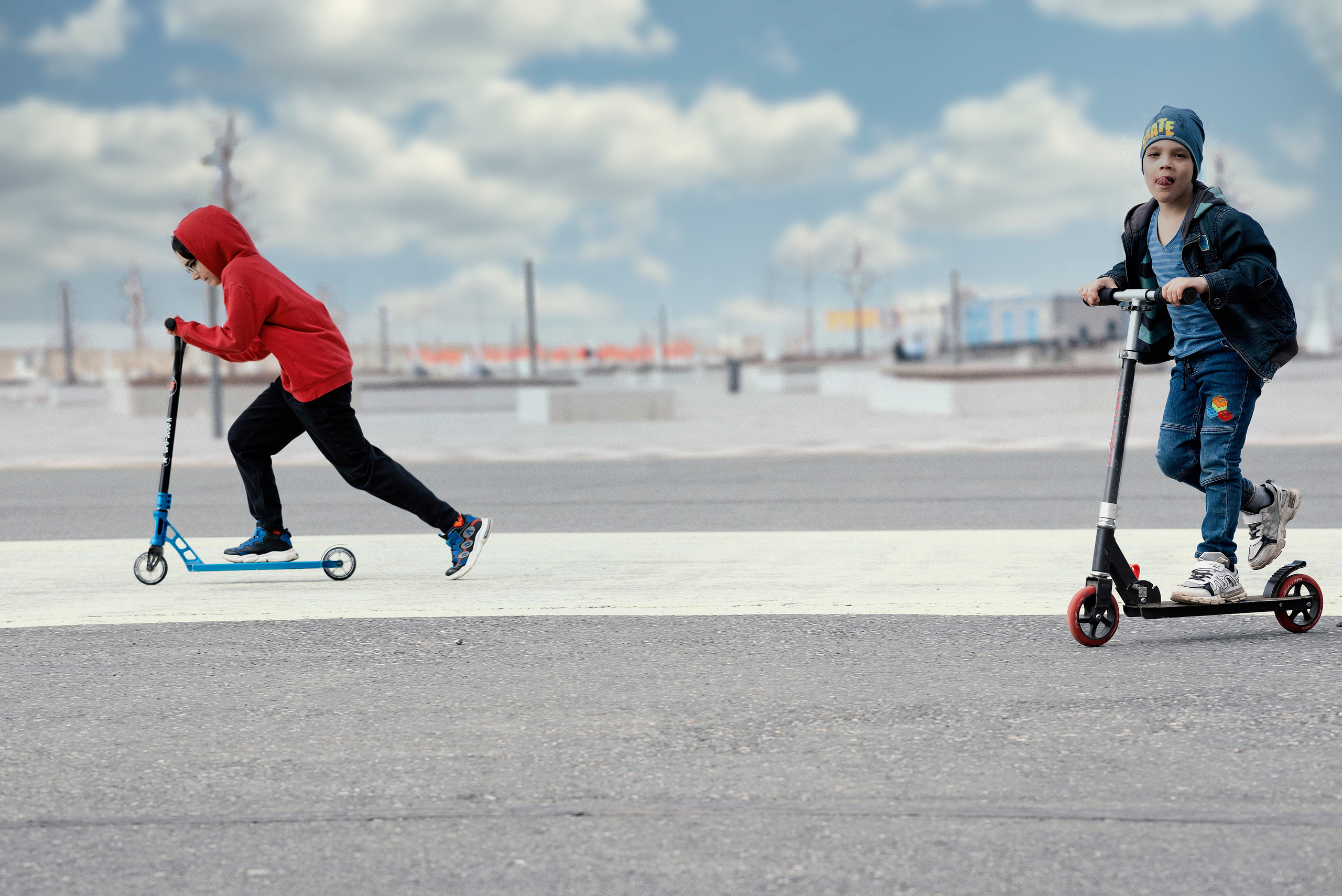 В выходные на самокатах. Семейный, Детский, Контент фотограф в Самаре Renatto (Ренат Алимбиков)