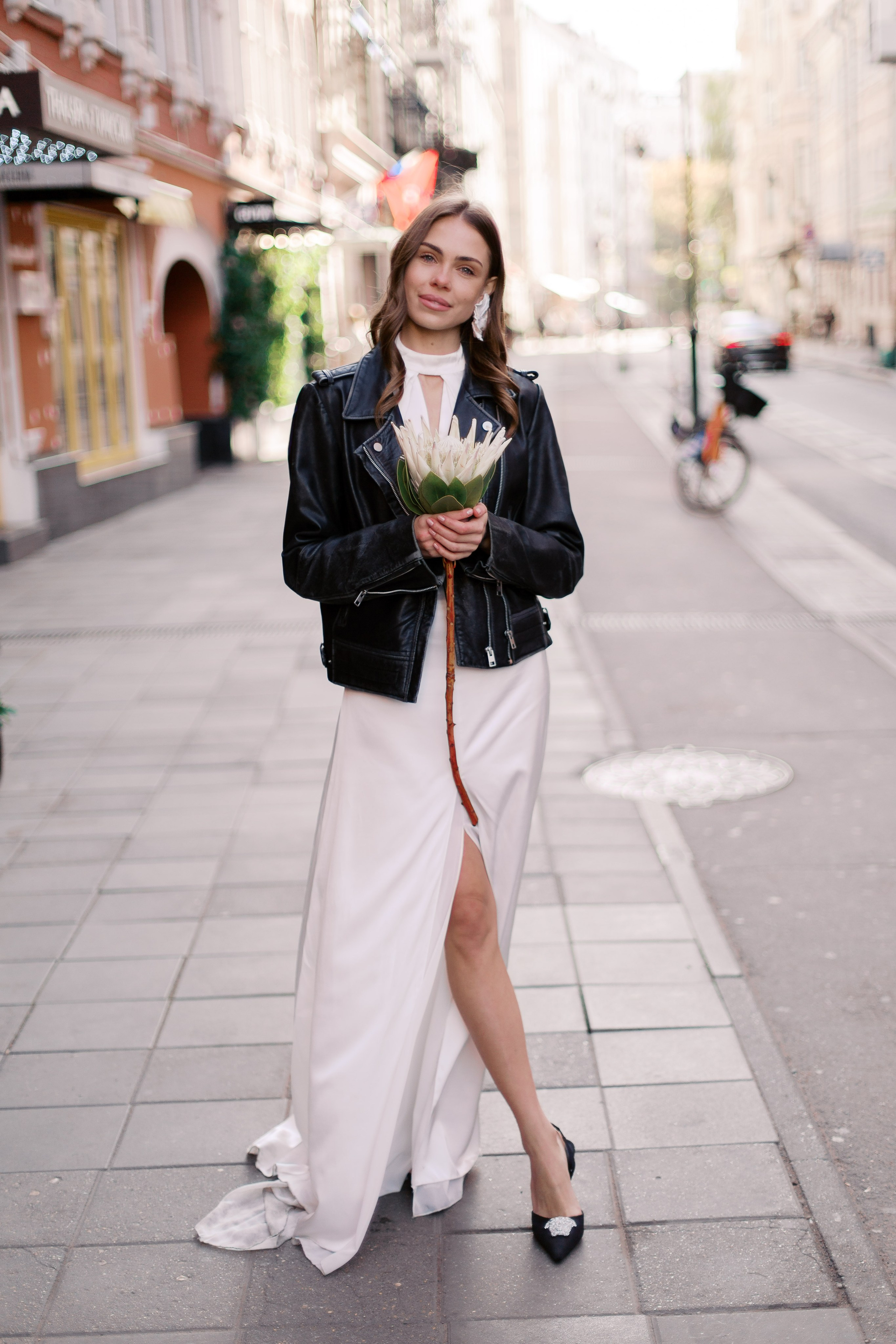 Свадебная прогулка по Патриаршим Прудам, свадебный фотограф Москва