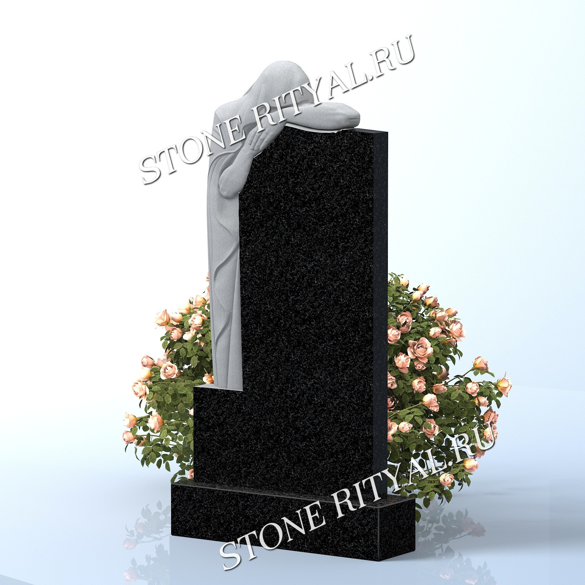 Вертикальные памятники фигурные. Изготовление и установка памятников в Москве и МО