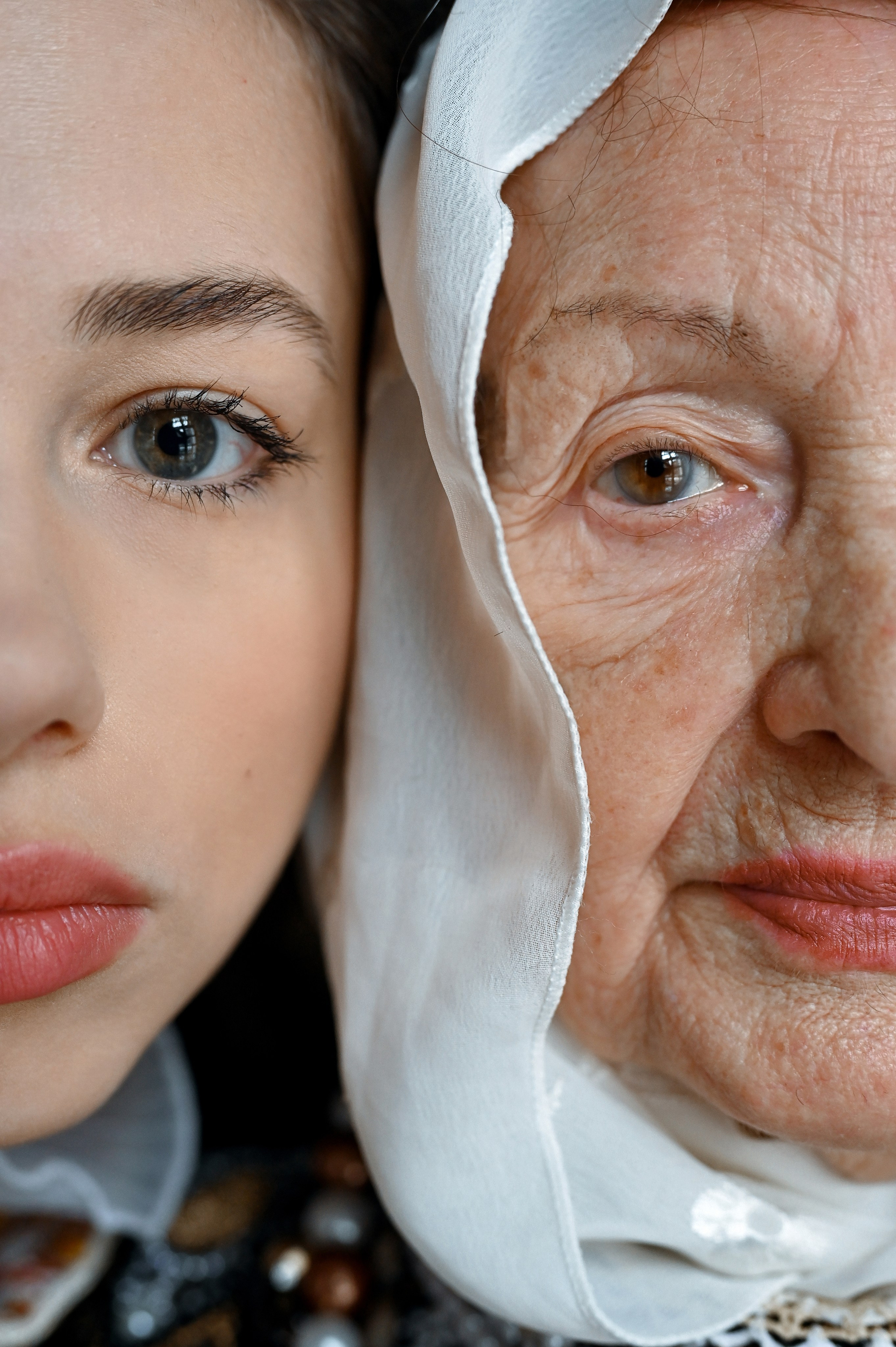 Семейный фотограф СПб. Фотосессия по-русски. Бабушке 99 лет