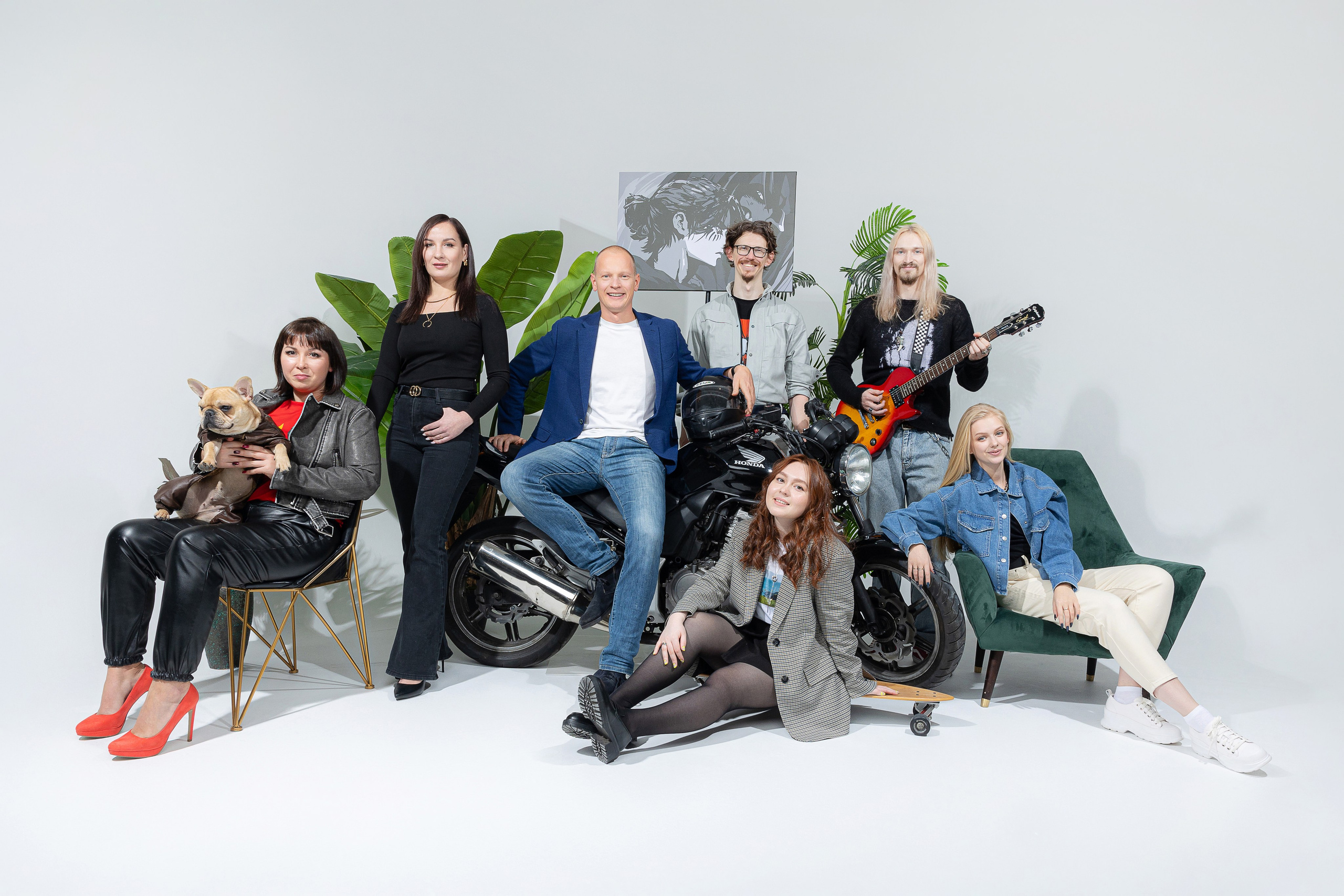 Командная фотосессия для ICU | Креативные портреты сотрудников