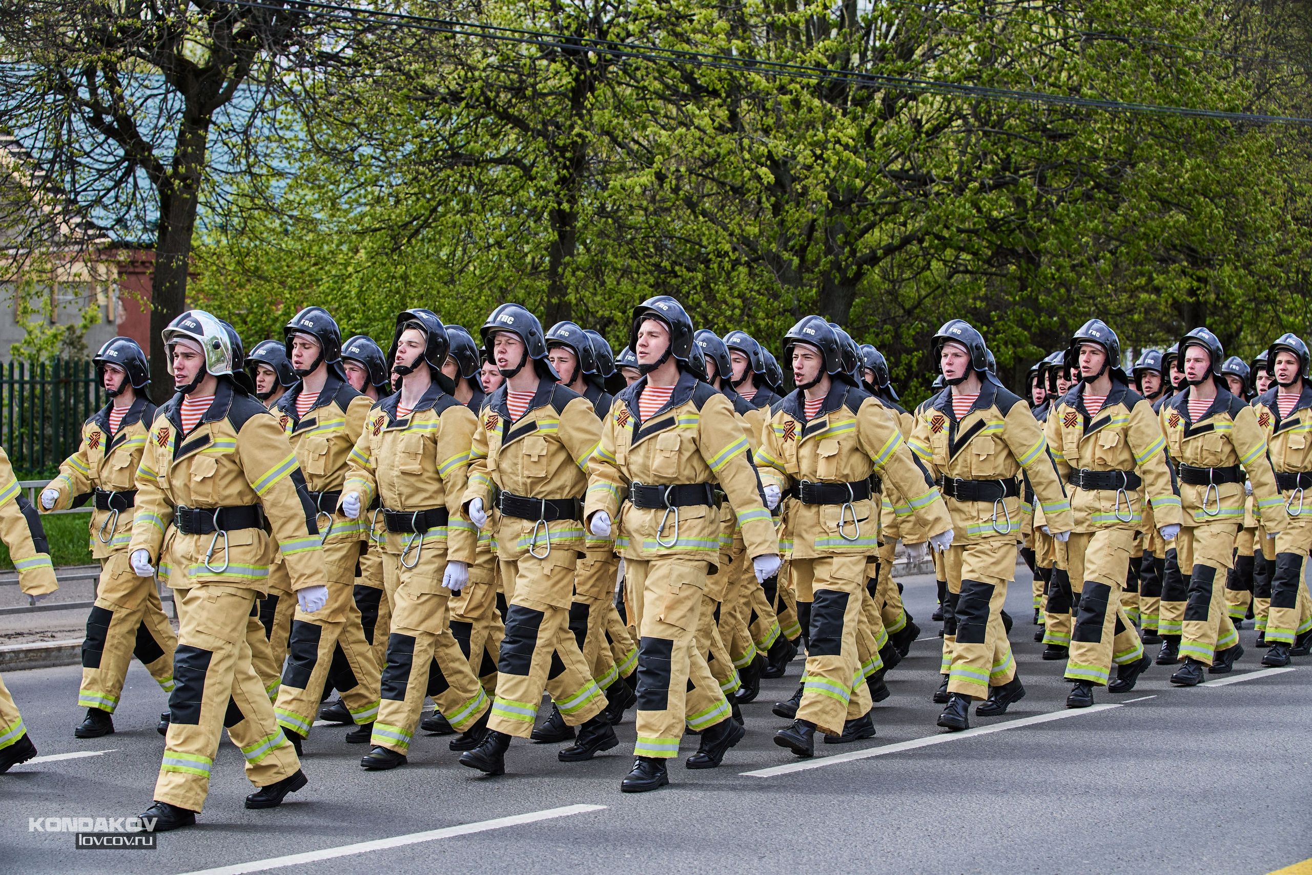 Парад в честь празднования День Победы 9 мая 2024 года в городе Иваново