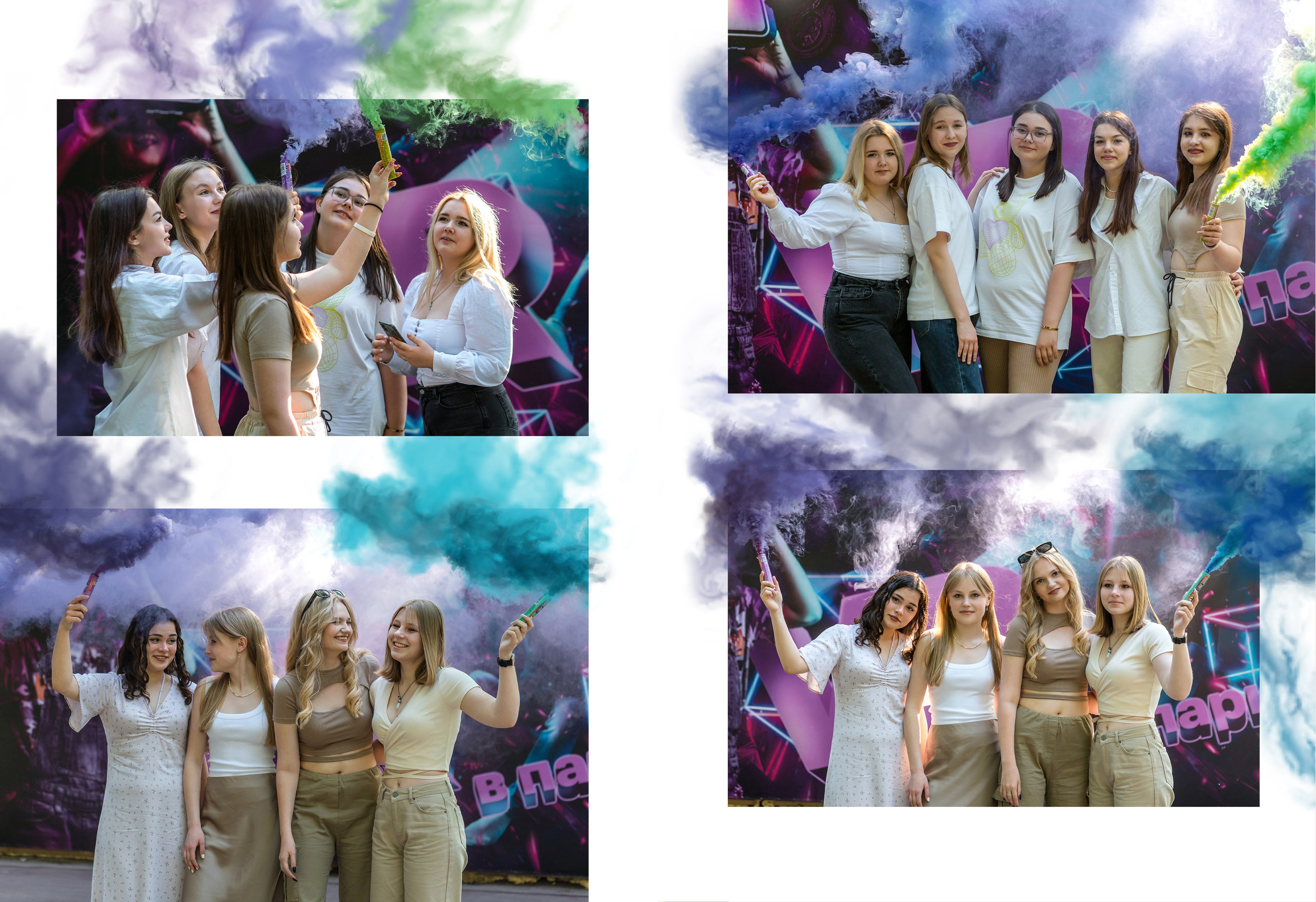 Школьная фотосессия а улице