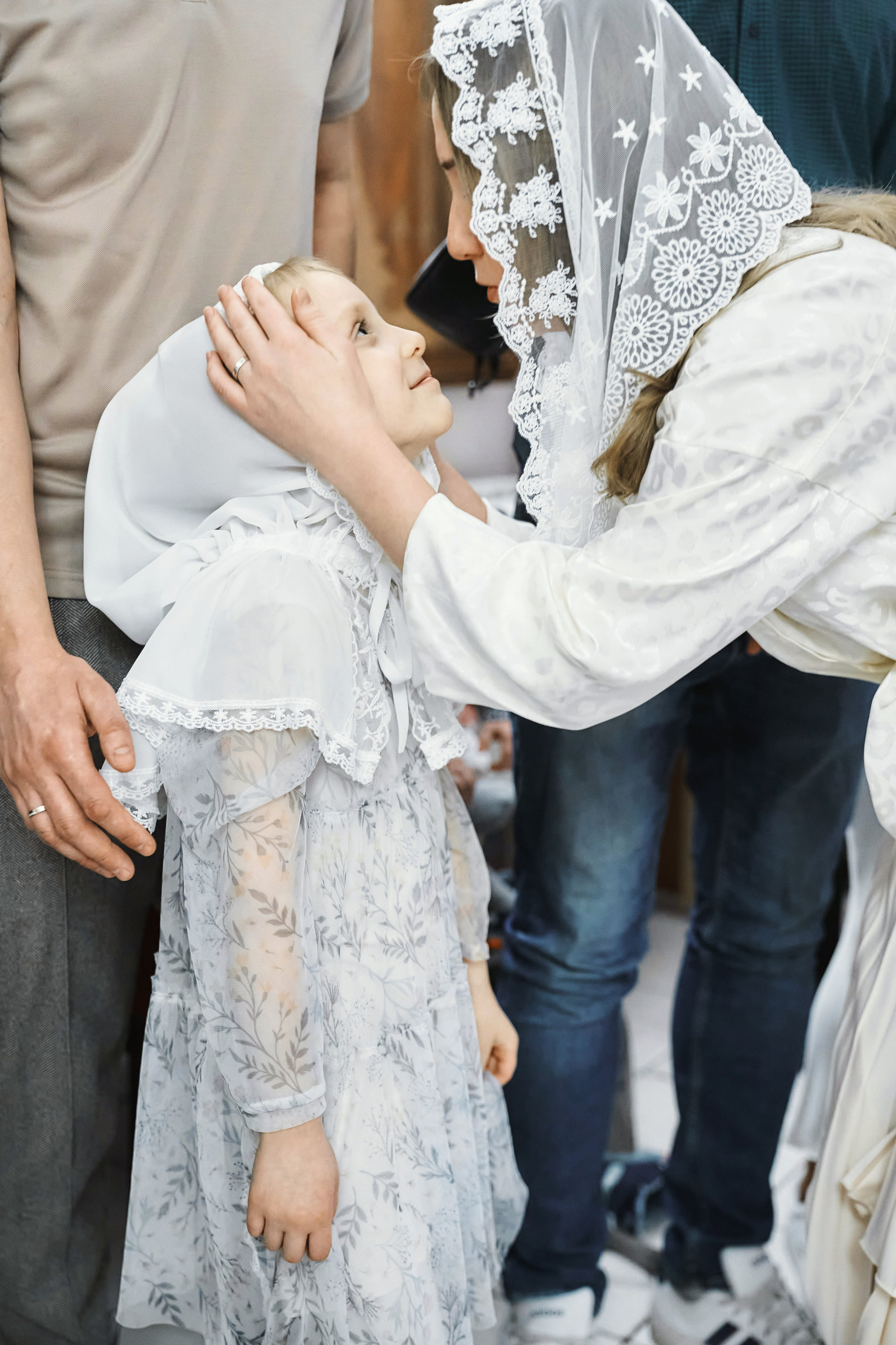 Крещение ребёнка в Церкви Илии Пророка и Воздвижения Честного Креста Господня в Черкизове