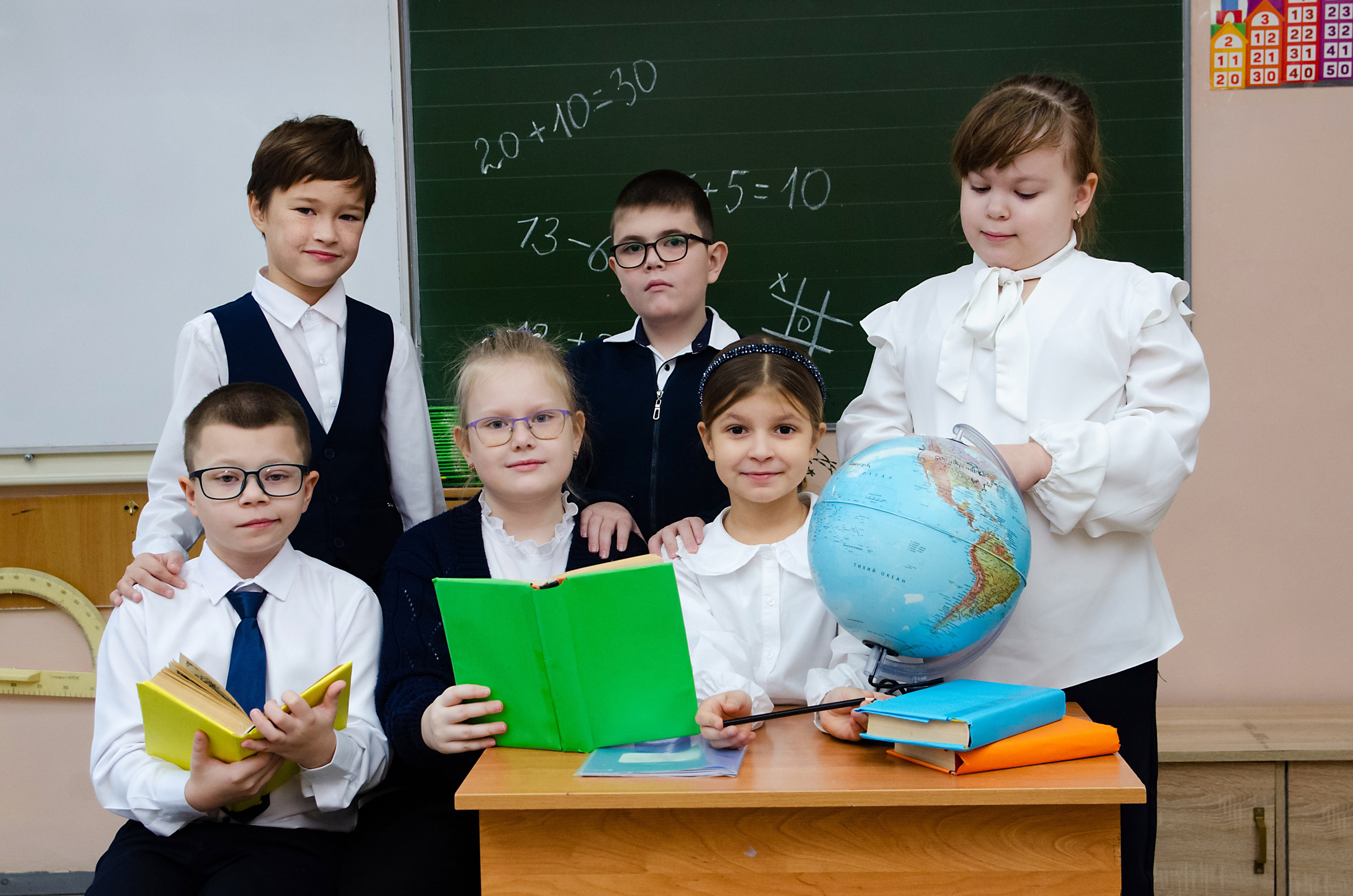 Фото школьников на виньетку. Фотограф в Хабаровске