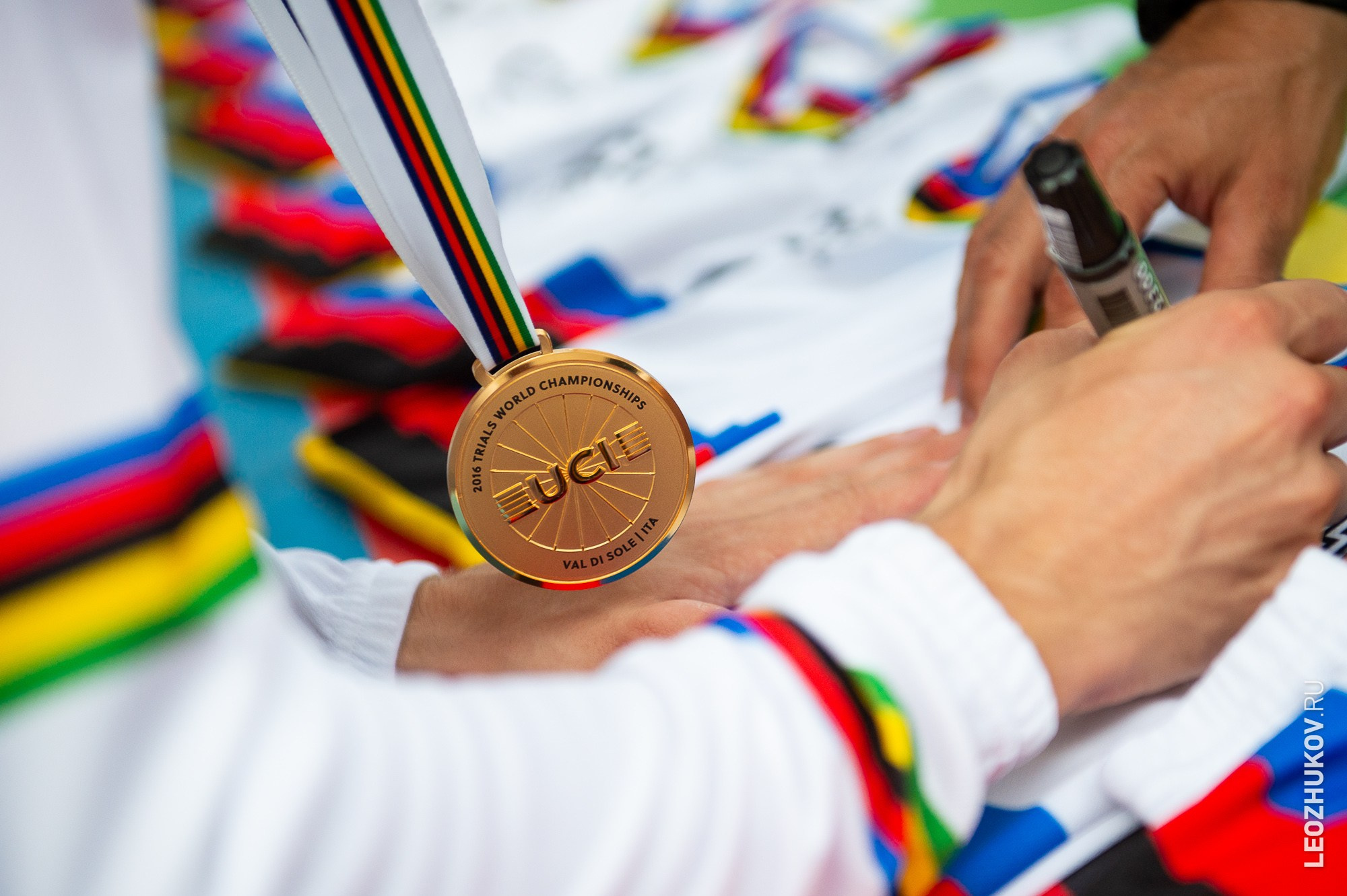 UCI Trials World Championships 2016 — finals. Sports photographer Leonid Zhukov
