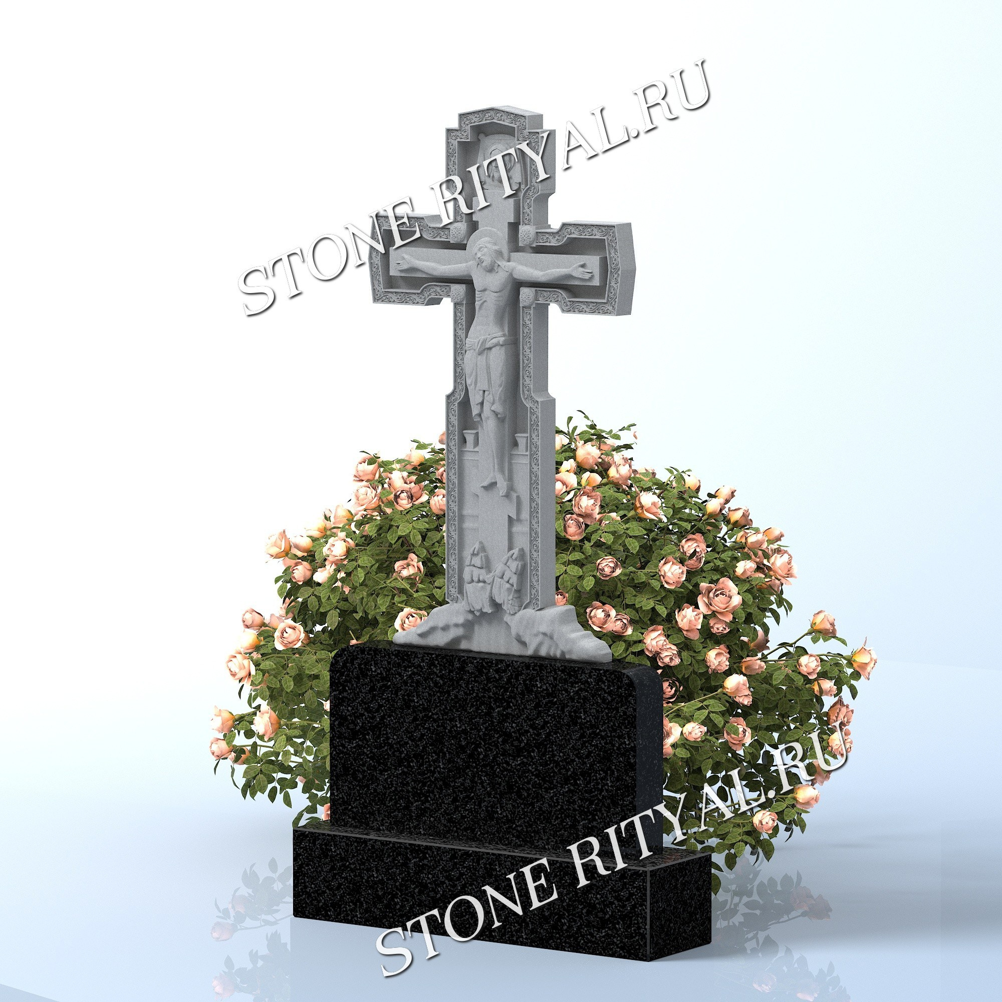 Вертикальные памятники фигурные. Изготовление и установка памятников в Москве и МО