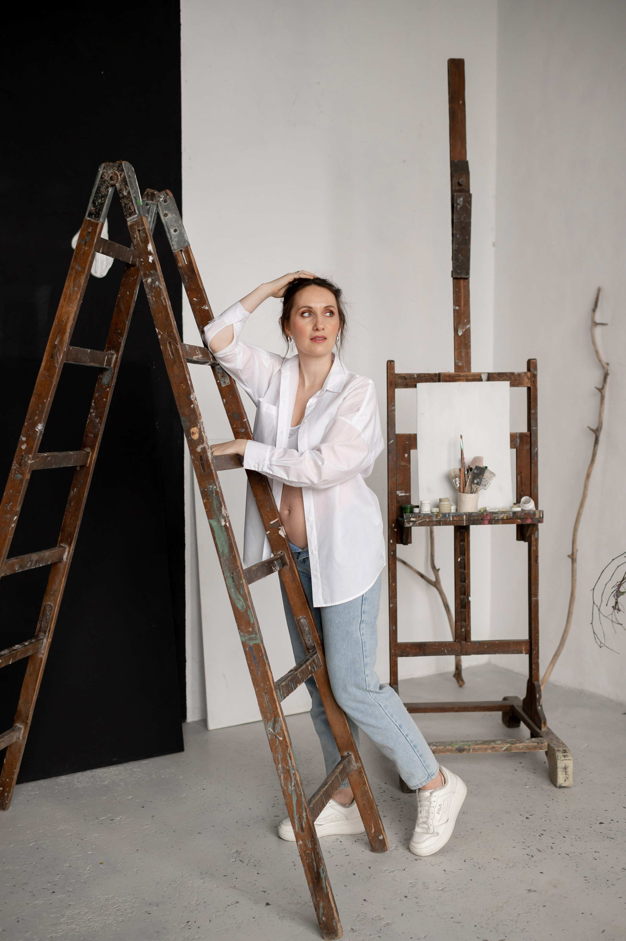 Беременность в красках и необычное гендер-пати. Портретный, семейный и свадебный фотограф в Санкт-Петербурге и в Пушкине Ширяев Денис