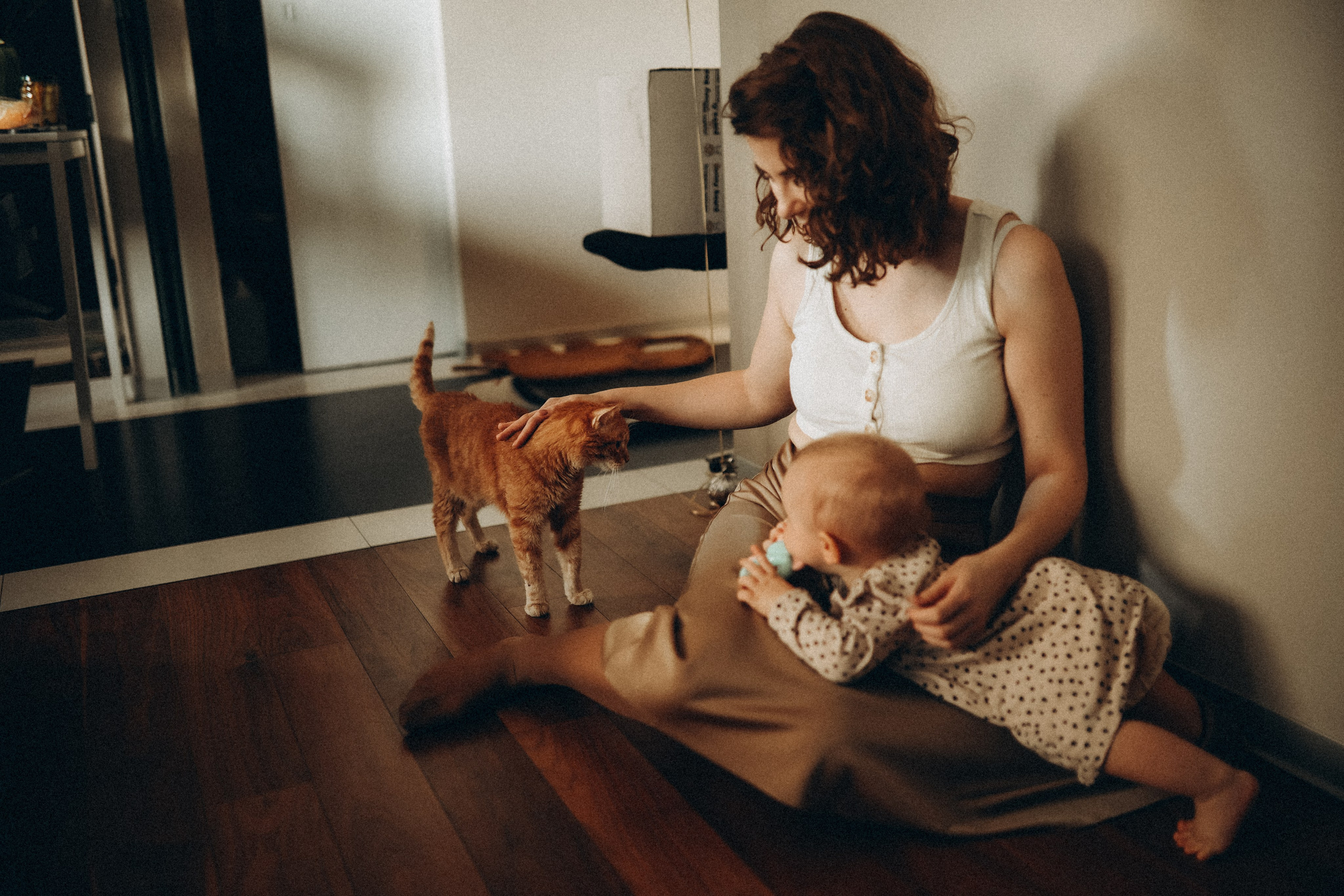 Домашняя съемка годовасие Анечки. Семейный фотограф в Москве и Люберцах Юлия Гуськова