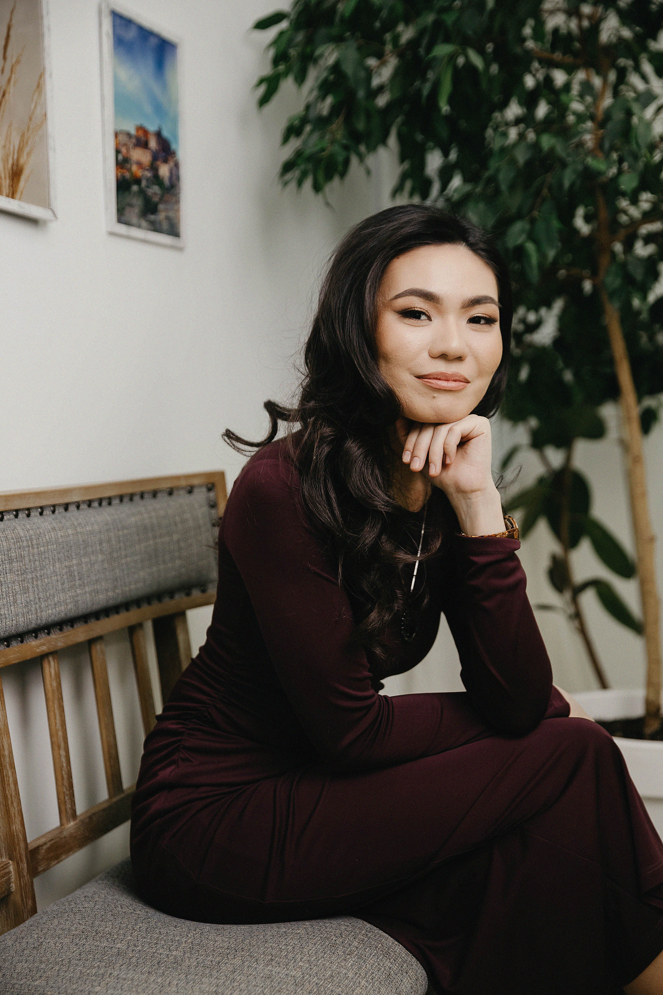 Фотосессия Жанель в фотостудии Пространство. Свадебный, семейный и портретный фотограф в Алматы, Костанай