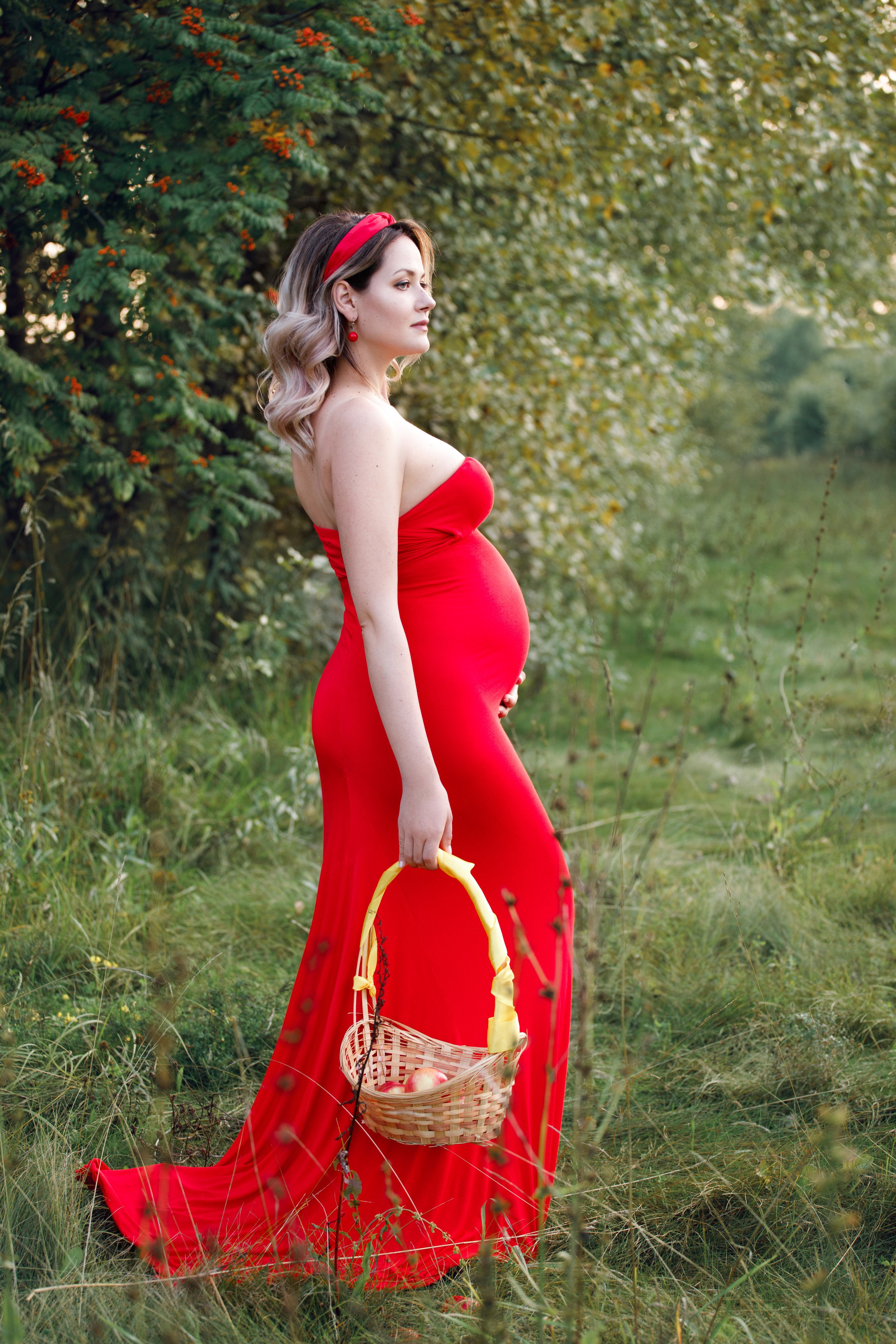 Фотосессия для беременной на природе