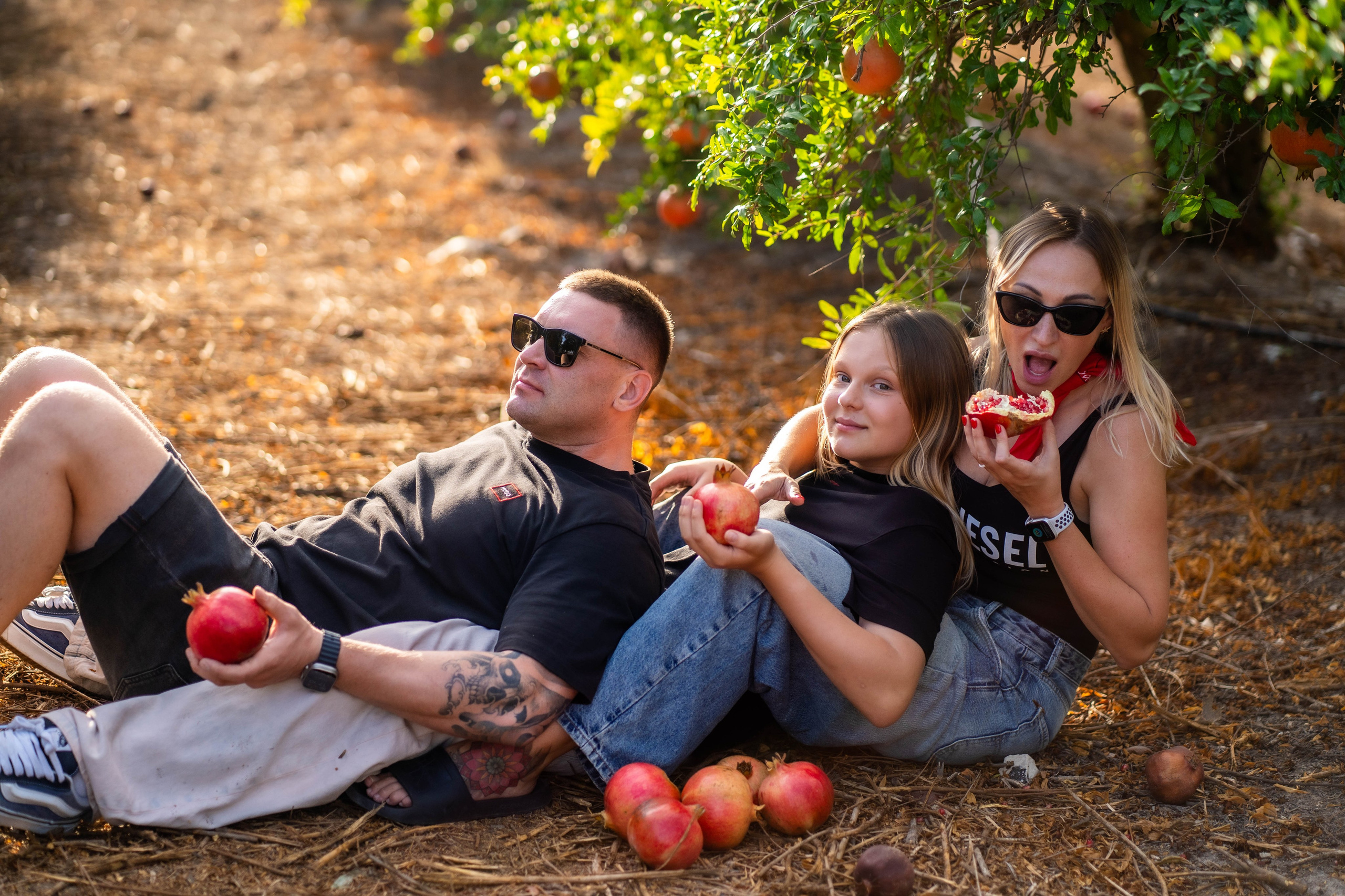 Гранатовый Сад Семья Ирины. Семейный и детский фотограф в Израиле и Москве Дорошок Надя