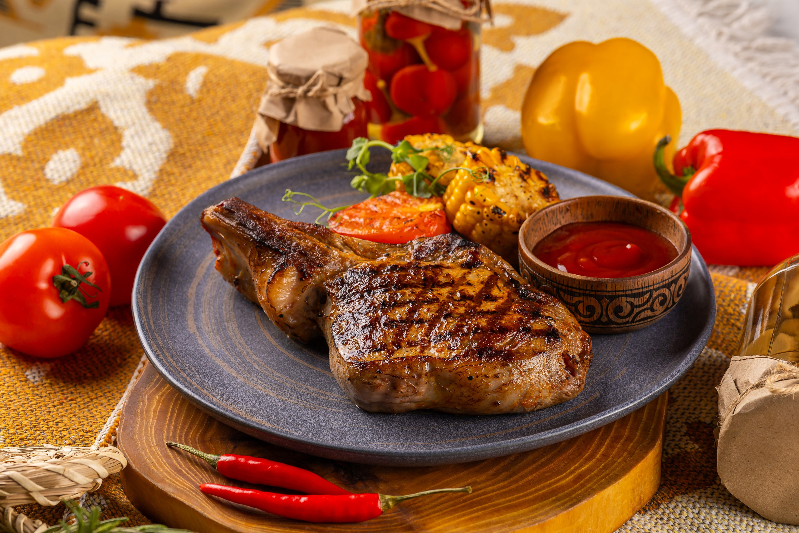 Shashlyk Pub. Рекламный фуд фотограф и видеограф в Астане Алина Лысенко