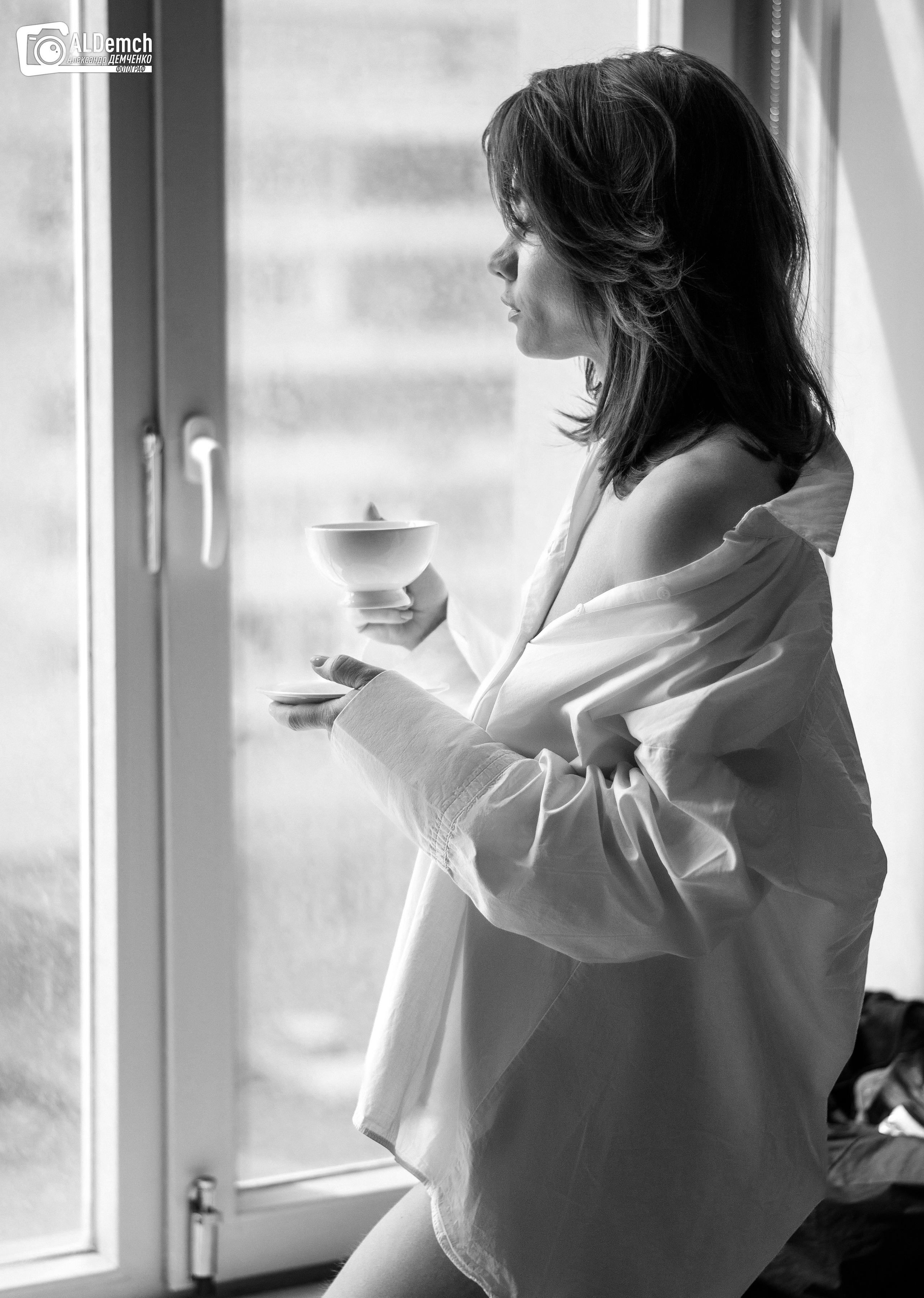 Черно-белая фотосессия в студии в Москве и Дмитрове