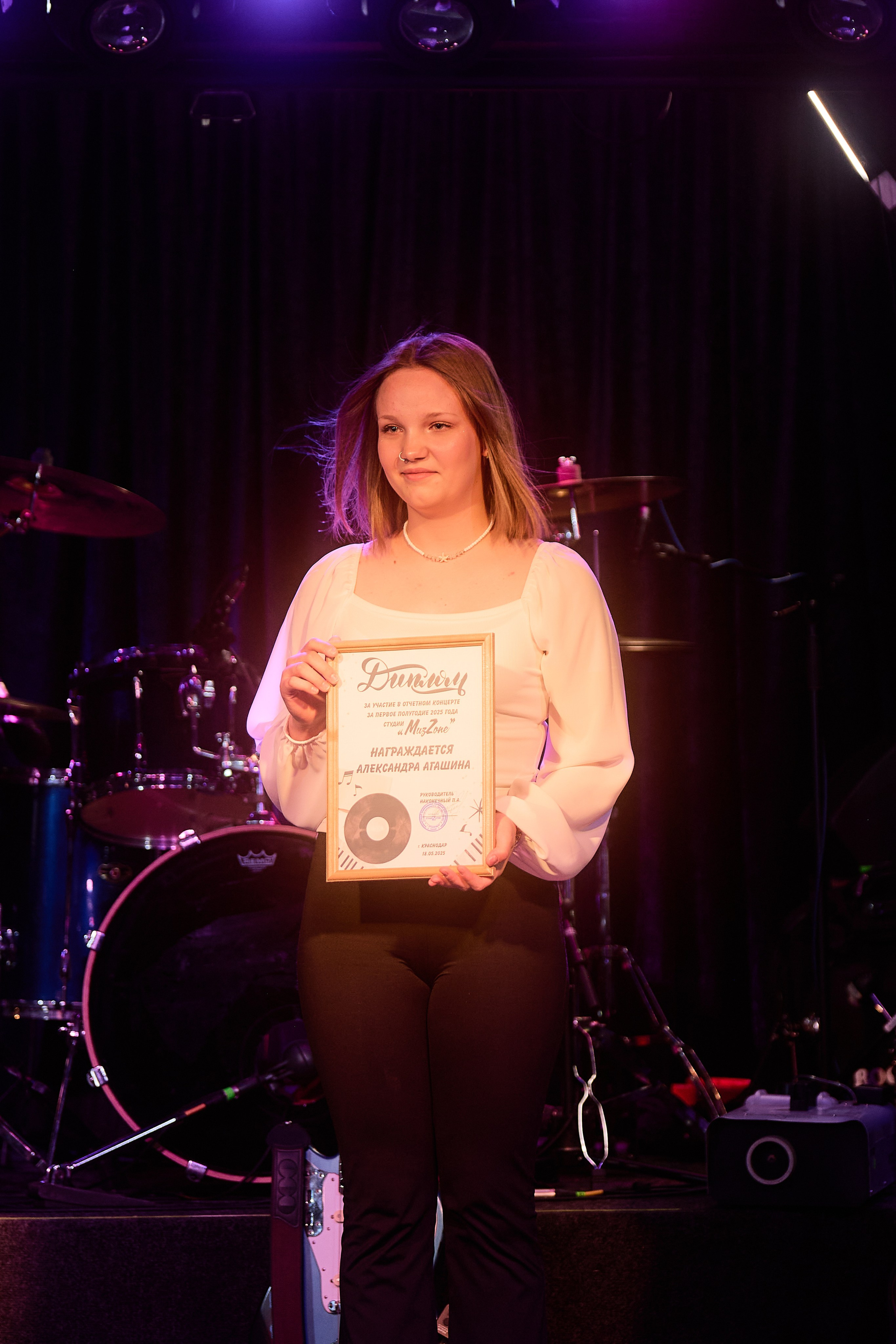 Отчётный концерт музыкальной школы MuzZone (18 мая 2025). Профессиональный фотограф (Краснодар) Роман Гончаров