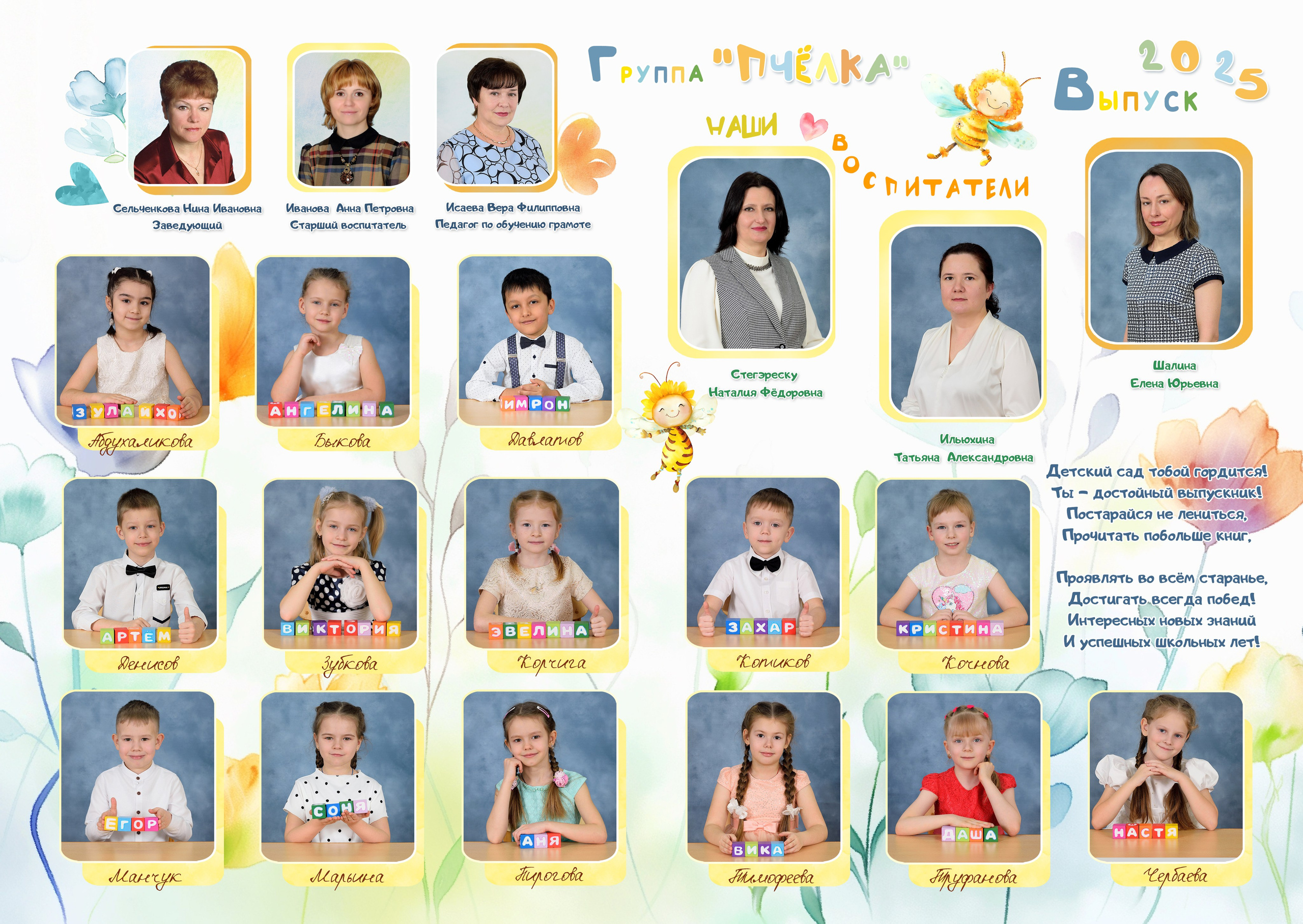 Альбом на 3-4 разворотов детский сад. Выпускные альбомы для школ и детских садов Александр и Динара