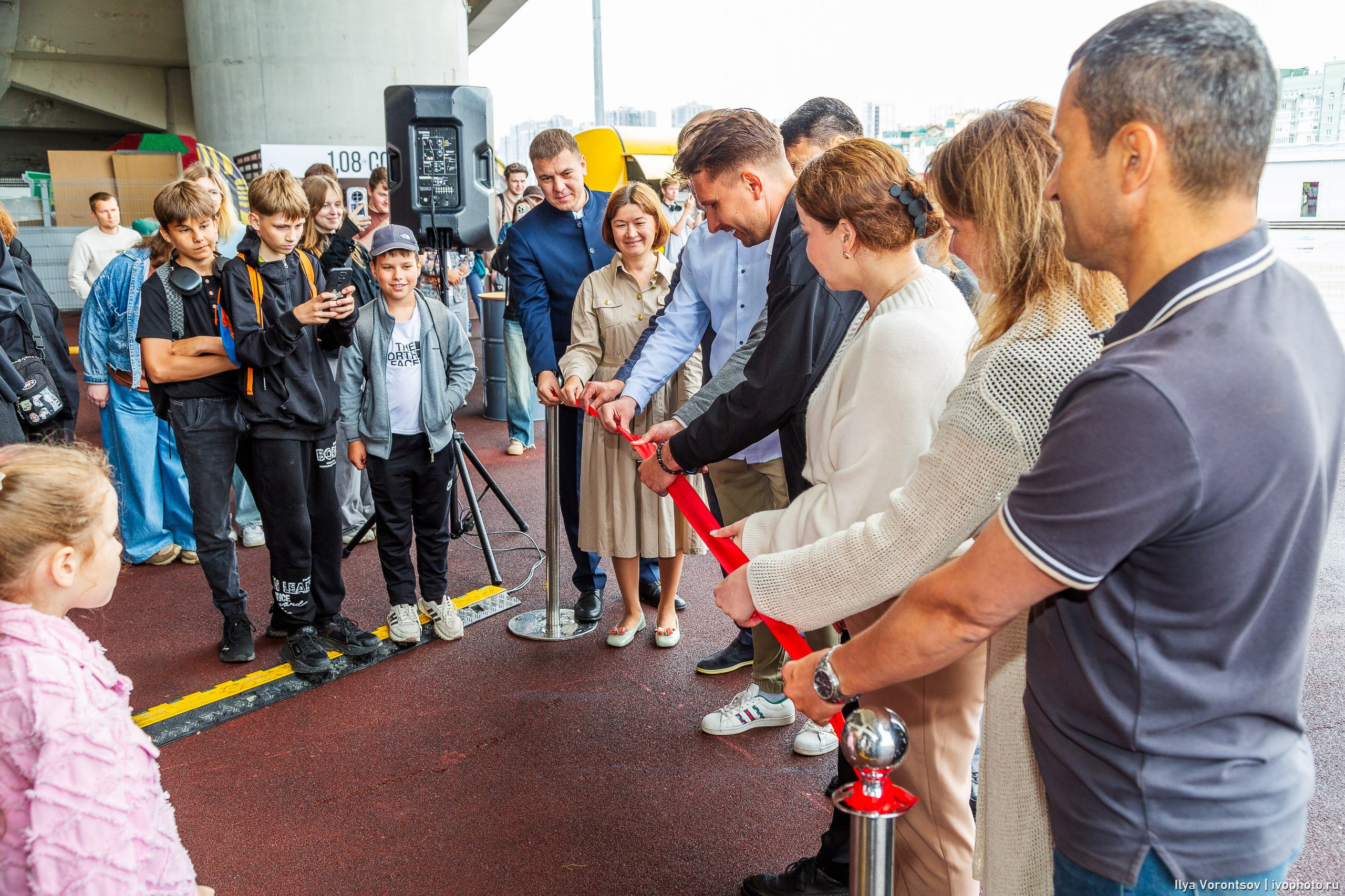 Открытие уличной площадки для полетов «Точка Взлета» в «Академии Дронов» Ак Барс Арена. Фотограф в Казани Воронцов Илья