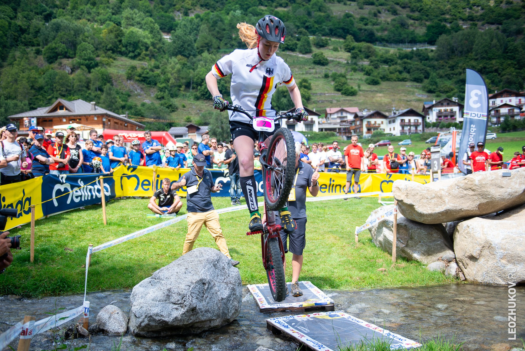 UCI Trials World Championships 2016 — finals. Sports photographer Leonid Zhukov