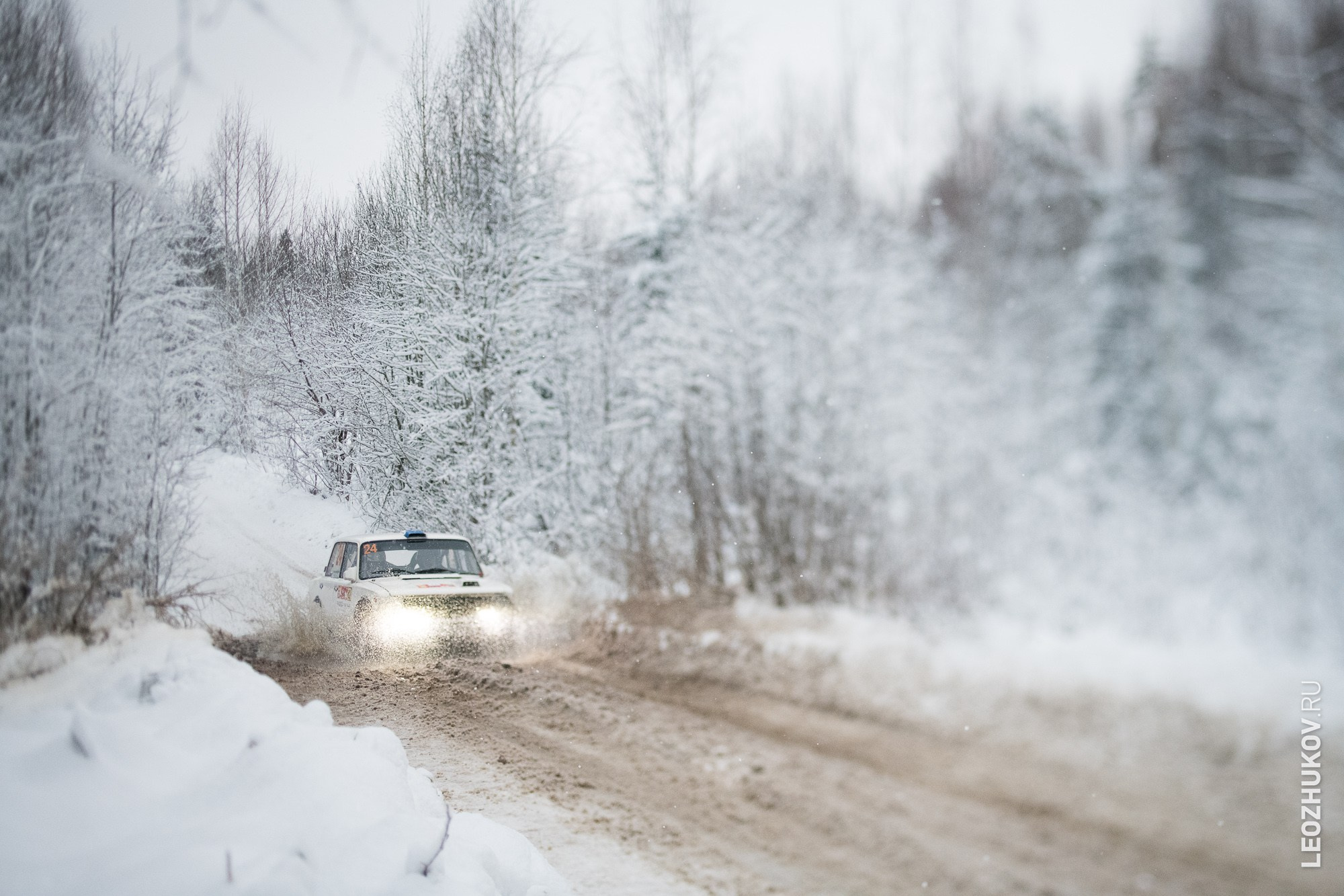 Rally Vyborg 2024. Sports photographer Leonid Zhukov
