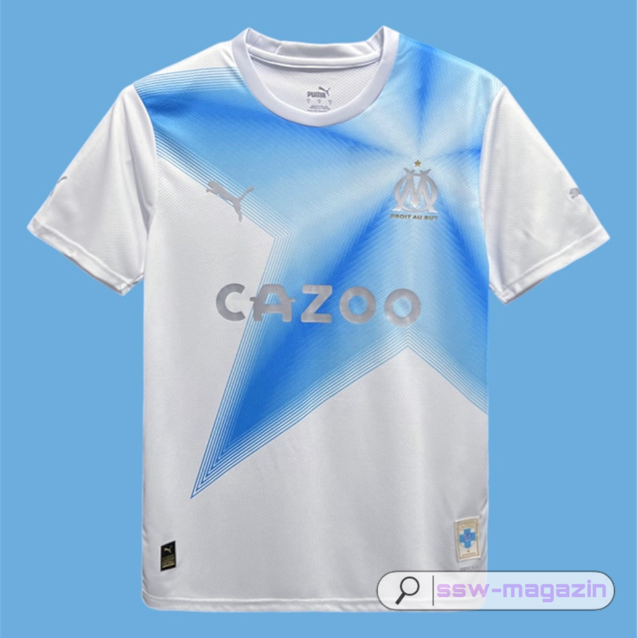 Футболка Marseille Белая 2024-2025 купить. Футбольный магазин — ssw_magazin