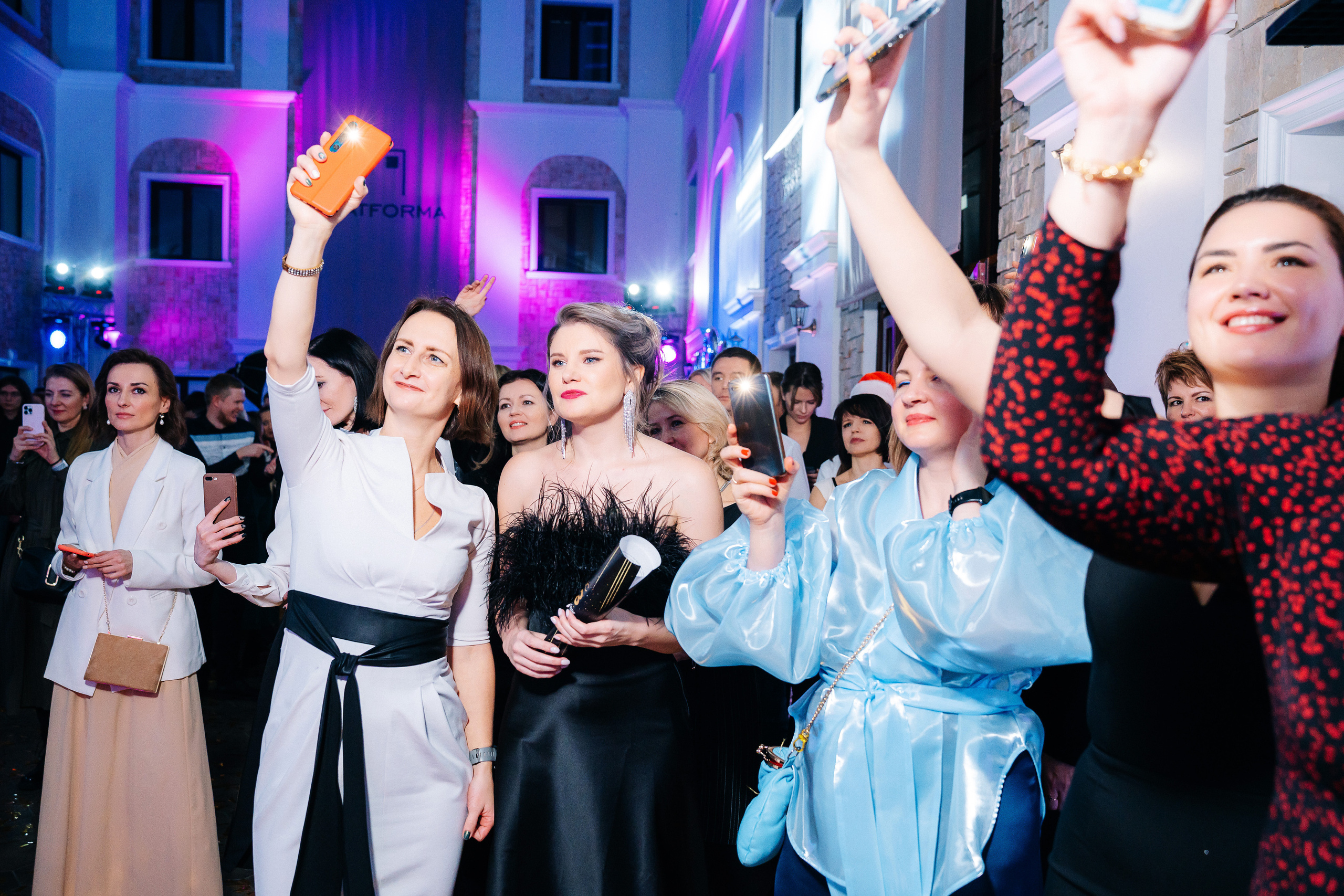 Фотосессия на новогоднем корпоративе