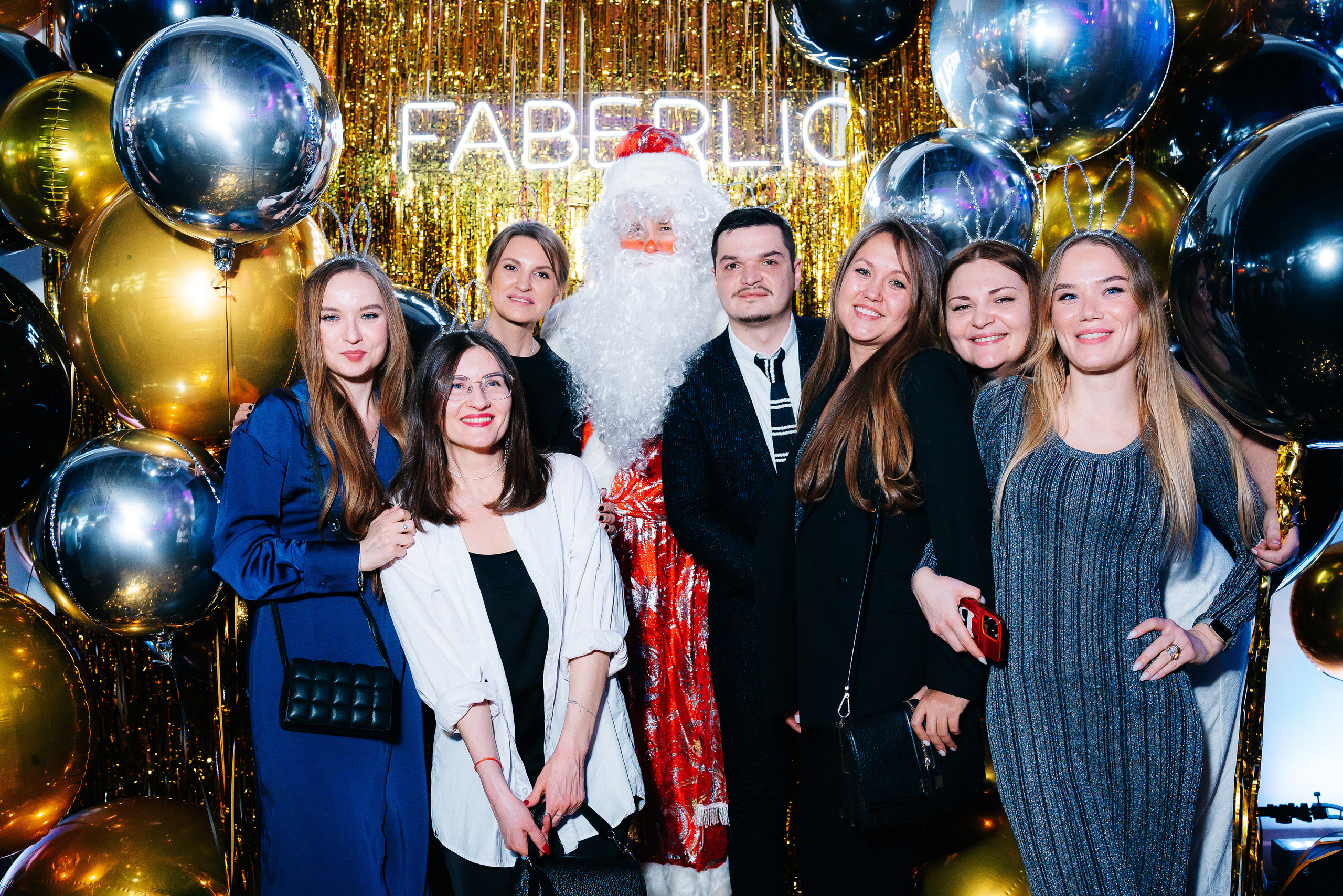Фотосессия на новогоднем корпоративе