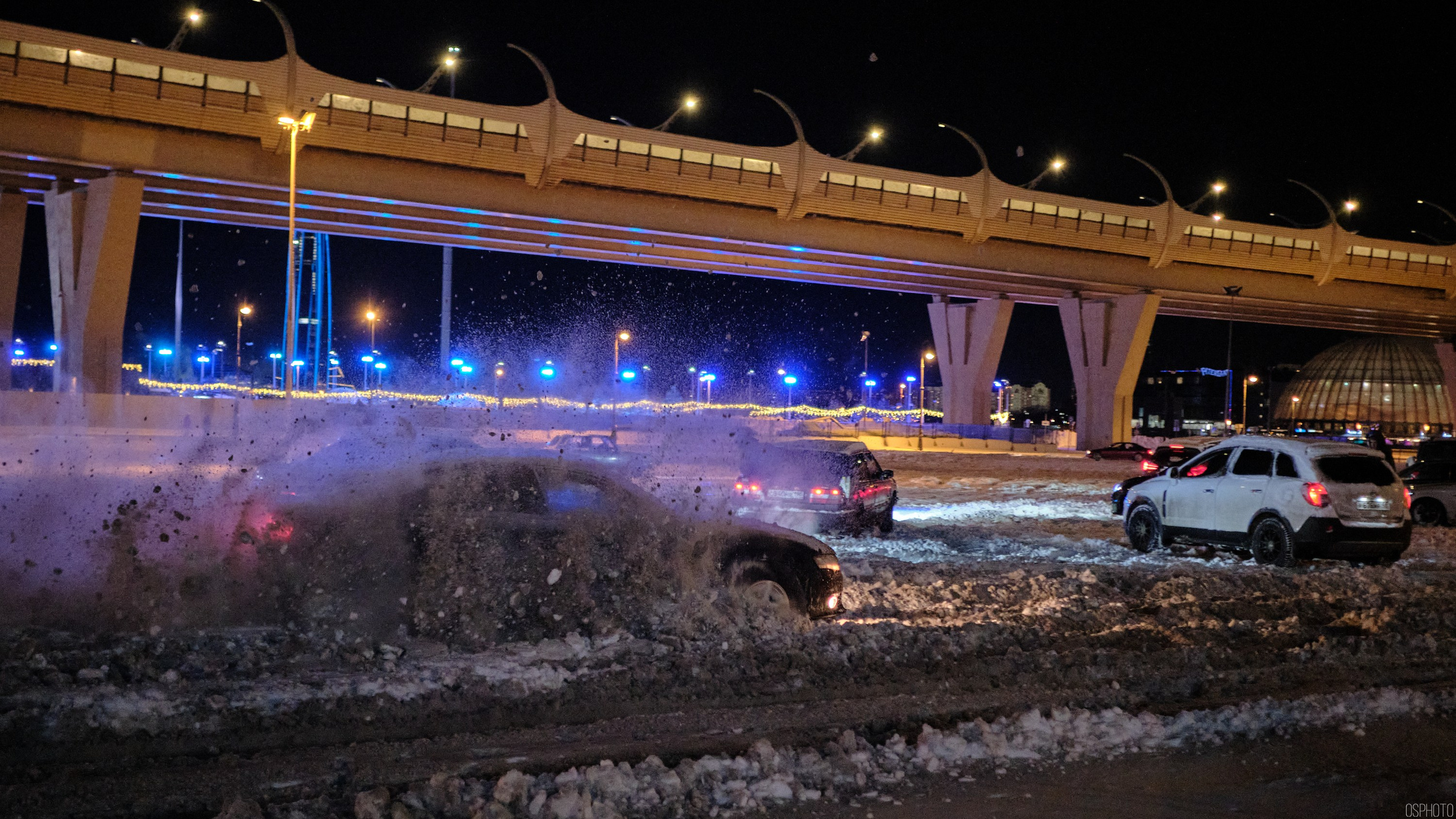 Снег и туман в Санкт-Петербурге. Фотографъ Сергѣевъ. Поймать мгновеніе
