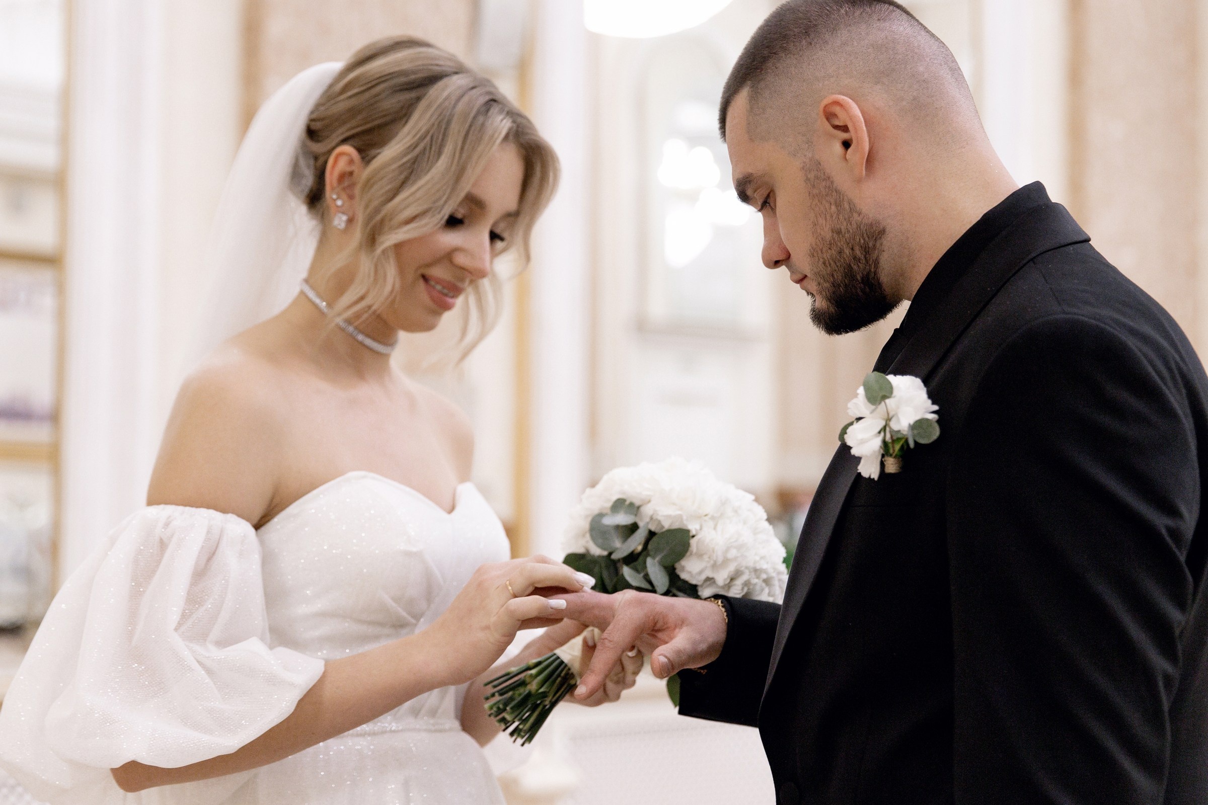 Свадебная церемония в Екатерининском зале, Краснодар. Свадебный фотограф и видеограф Краснодар, Ростов, Сочи, Новороссийск