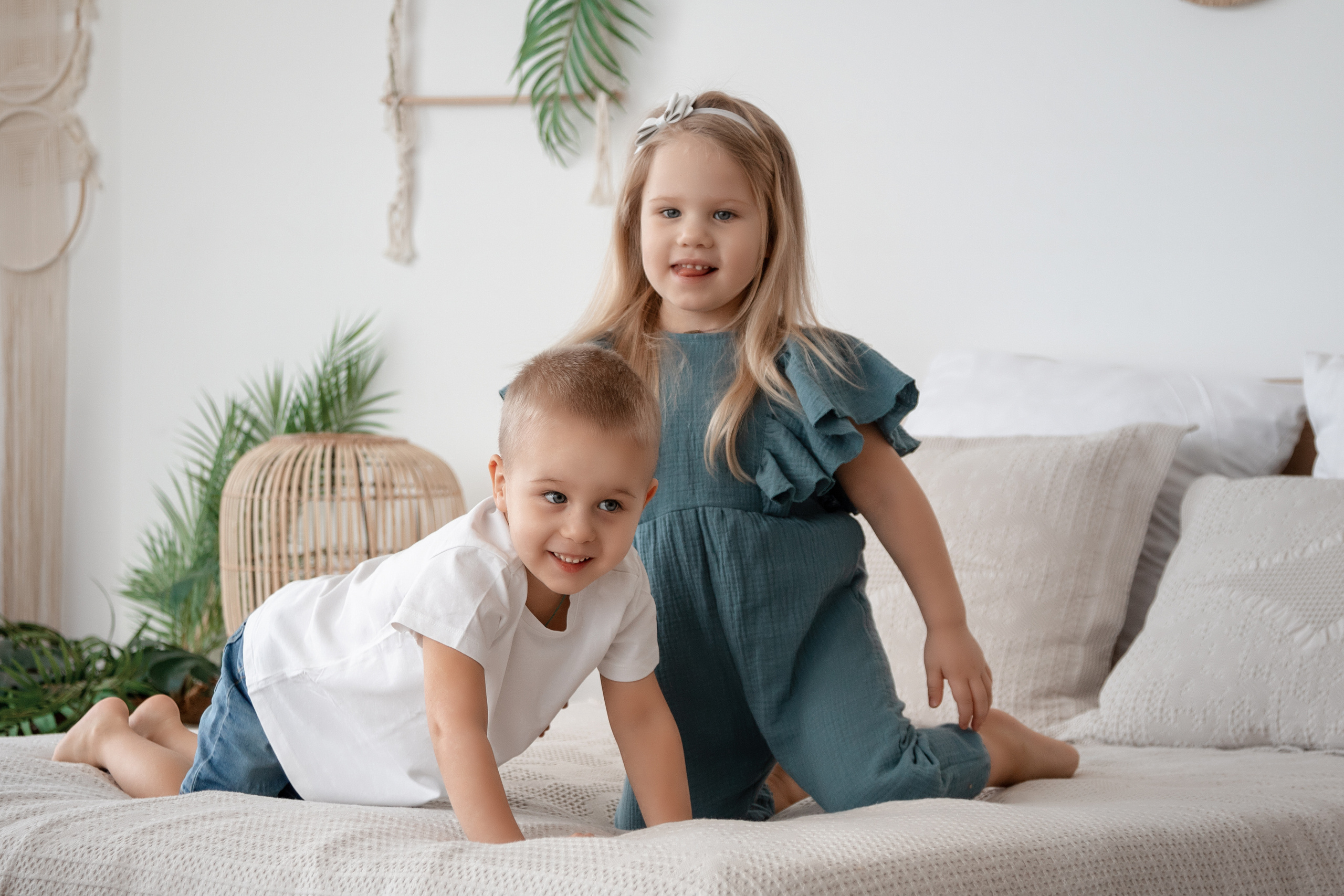 Студийная съёмка для семьи с двойняшками. Балетный фотограф в Москве Галина Молчанова