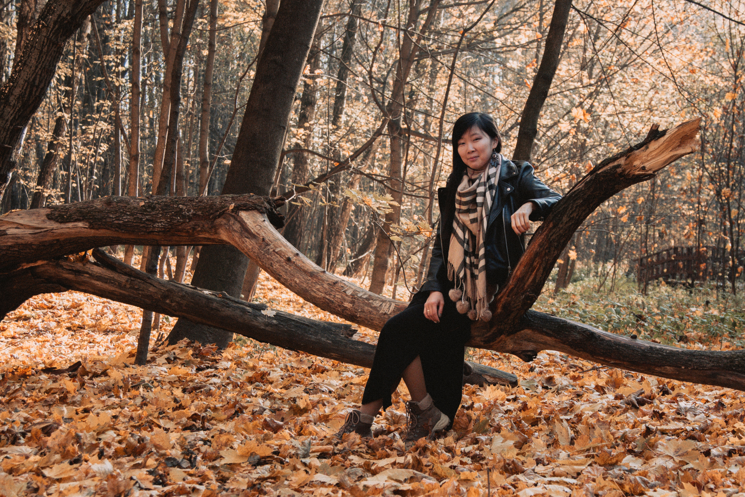 Осенняя прогулка в Битцевском лесу. Балетный фотограф в Москве Галина Молчанова