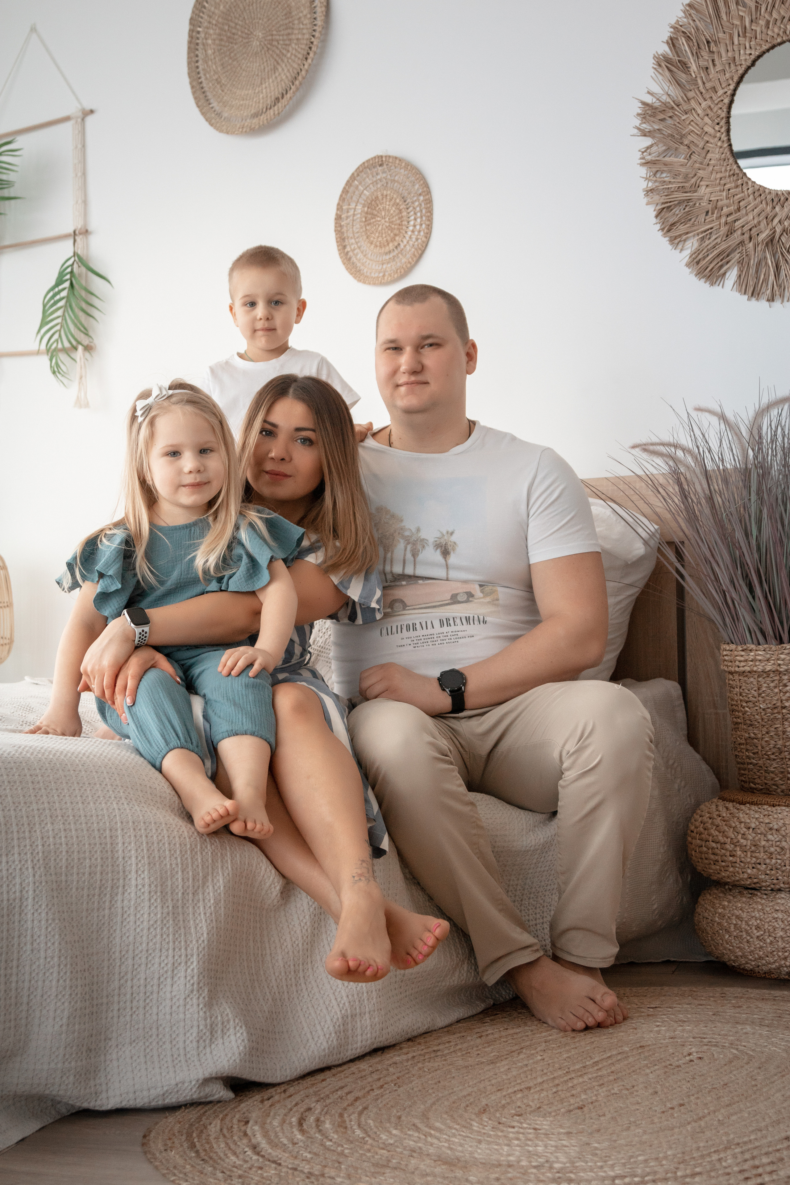 Студийная съёмка для семьи с двойняшками. Балетный фотограф в Москве Галина Молчанова