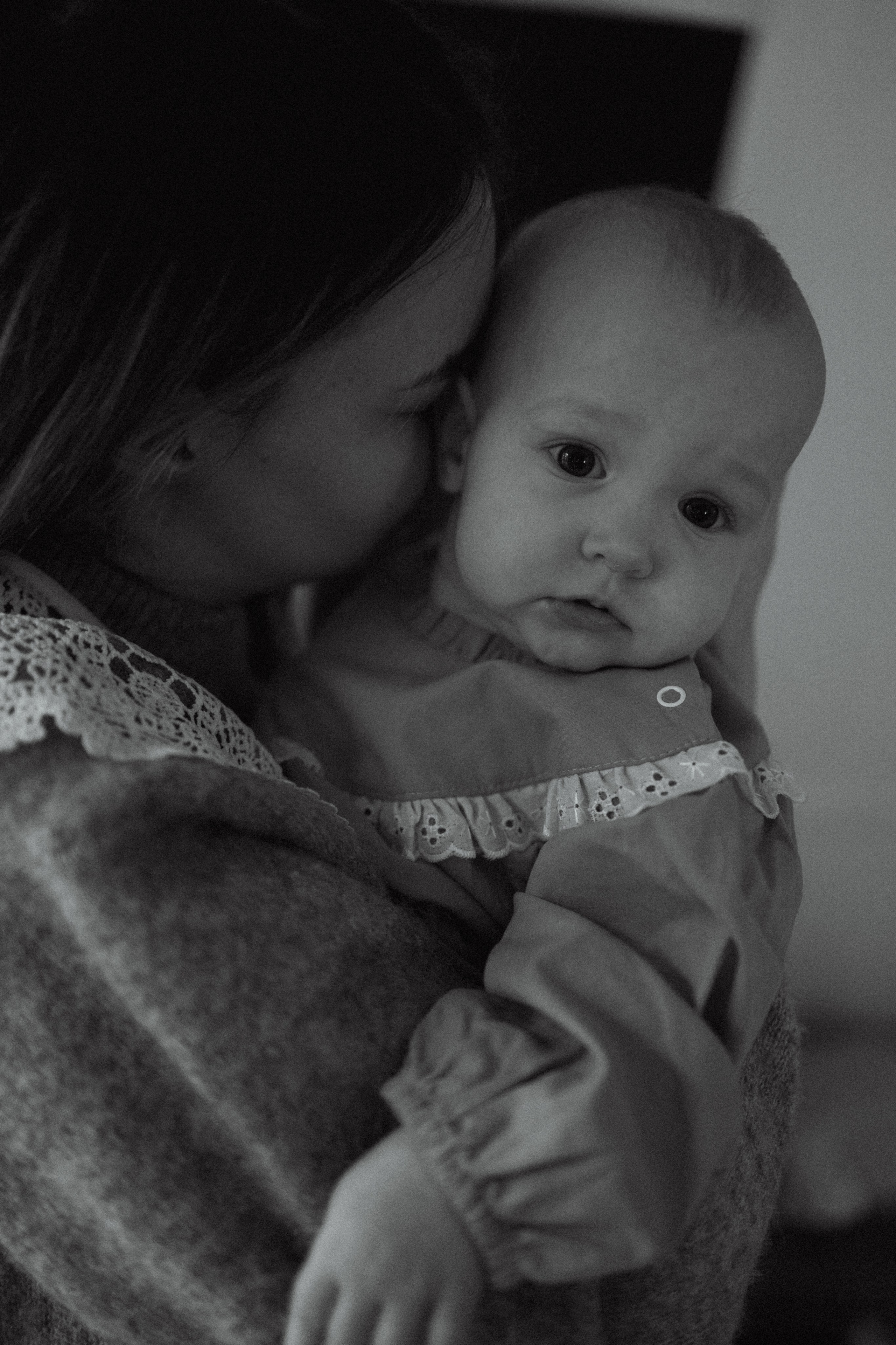 Зимнее утро с мамой. Семейный фотограф Москва Юлиана Фетисова