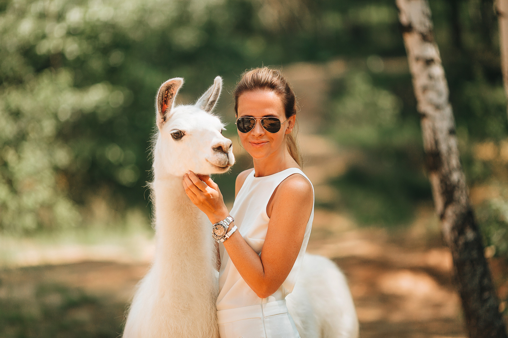 Фотосессии с ламами. Детский и семейный фотограф с животными в Москве Гурьева Надежда